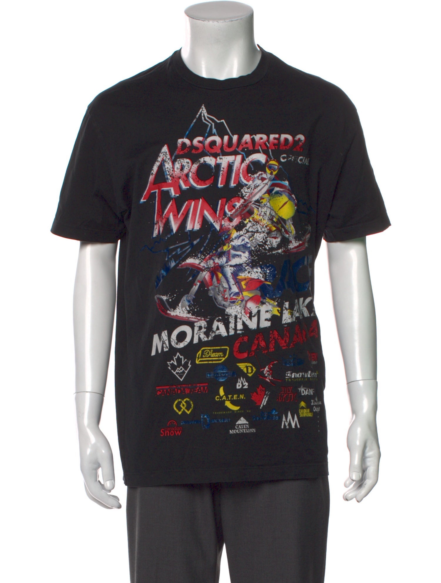 Dsquared² Graphic Print Crew Neck T-Shirt