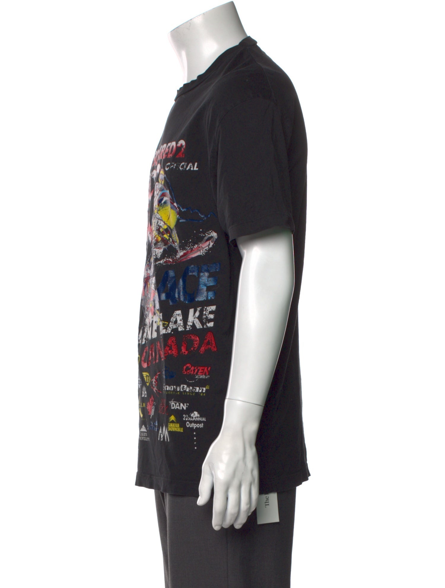 Dsquared² Graphic Print Crew Neck T-Shirt