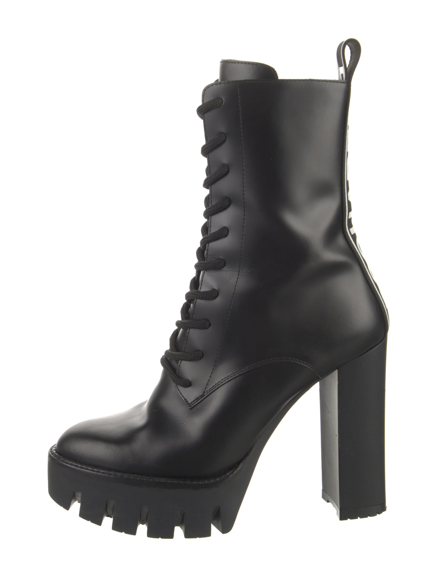Dsquared² Leather Lace-Up Boots