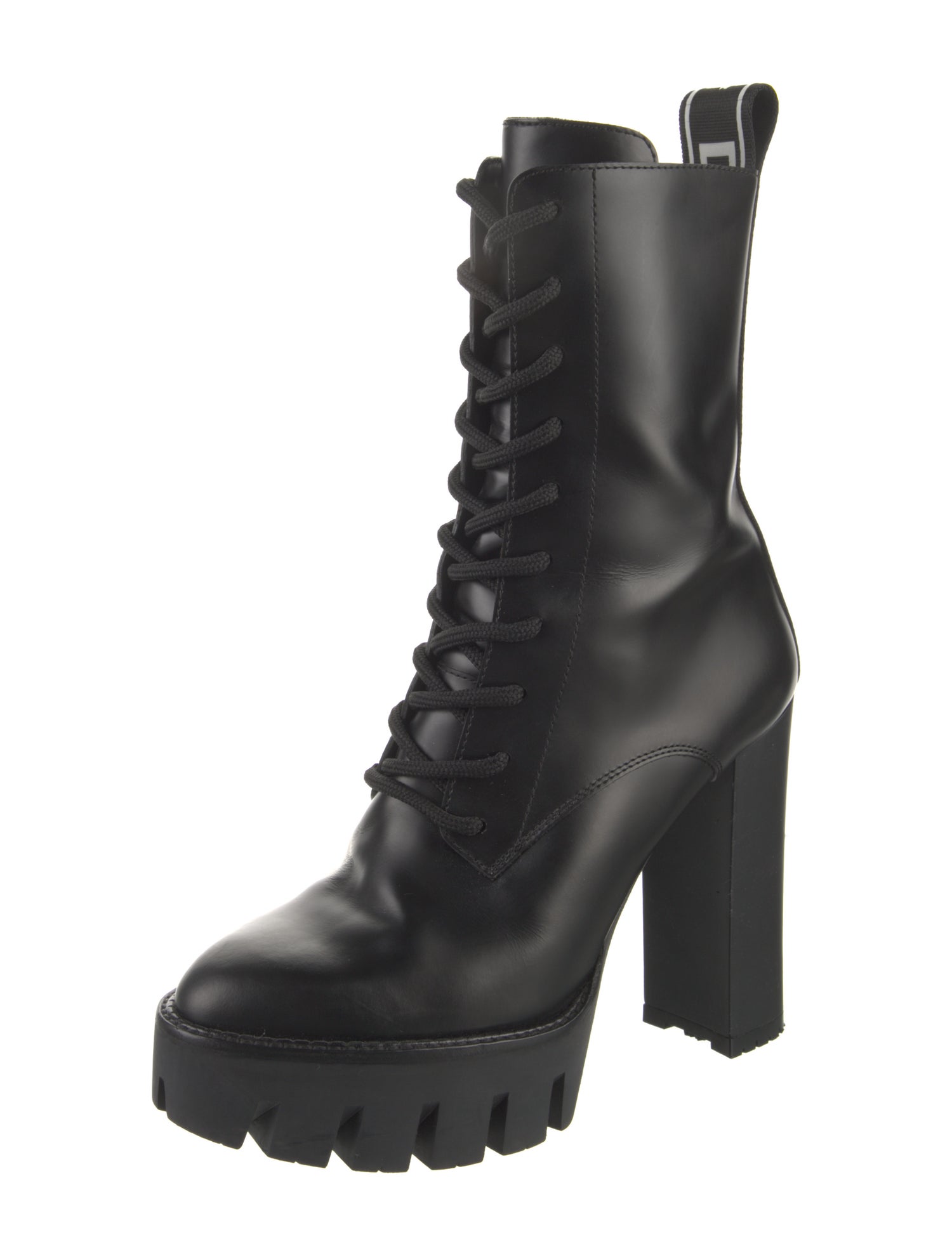 Dsquared² Leather Lace-Up Boots