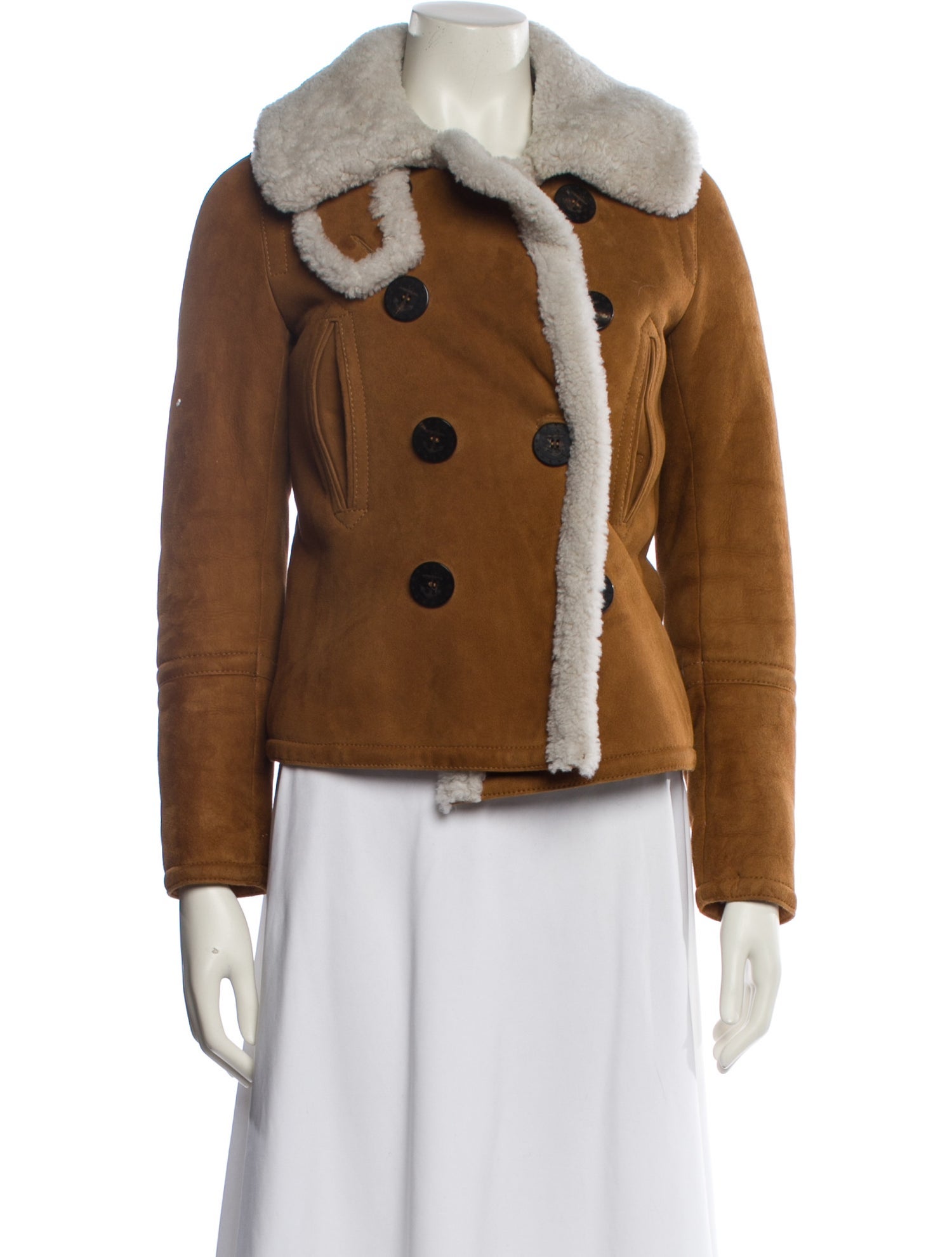 Dsquared² Lamb Fur Fur Jacket