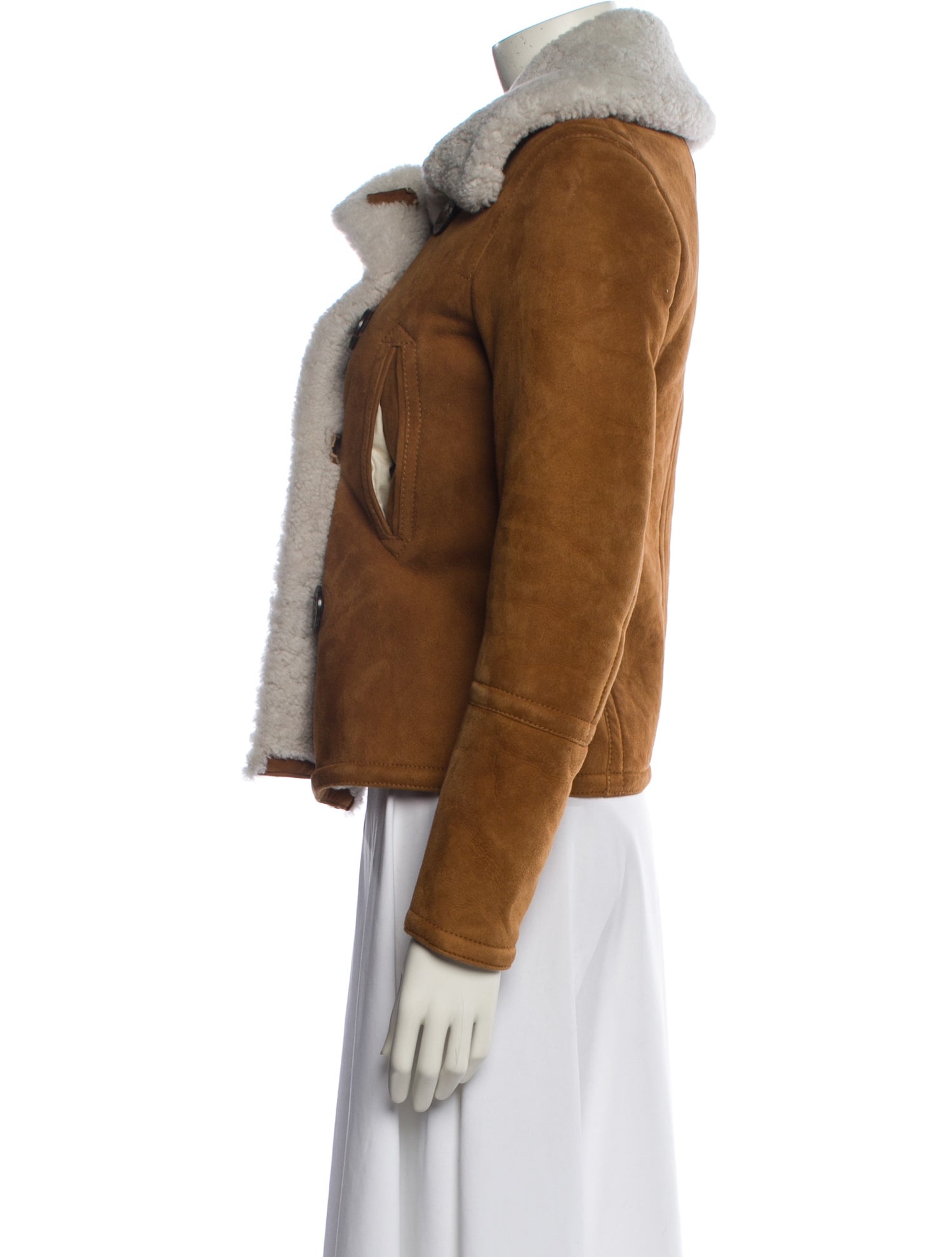 Dsquared² Lamb Fur Fur Jacket