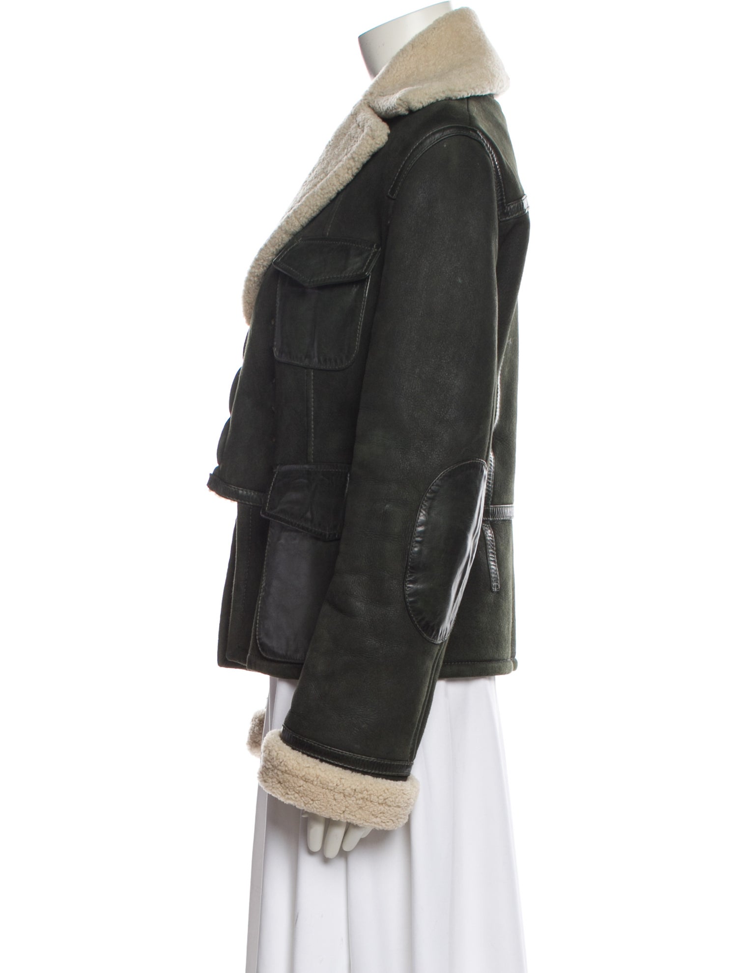 Dsquared² Lamb Fur Fur Jacket