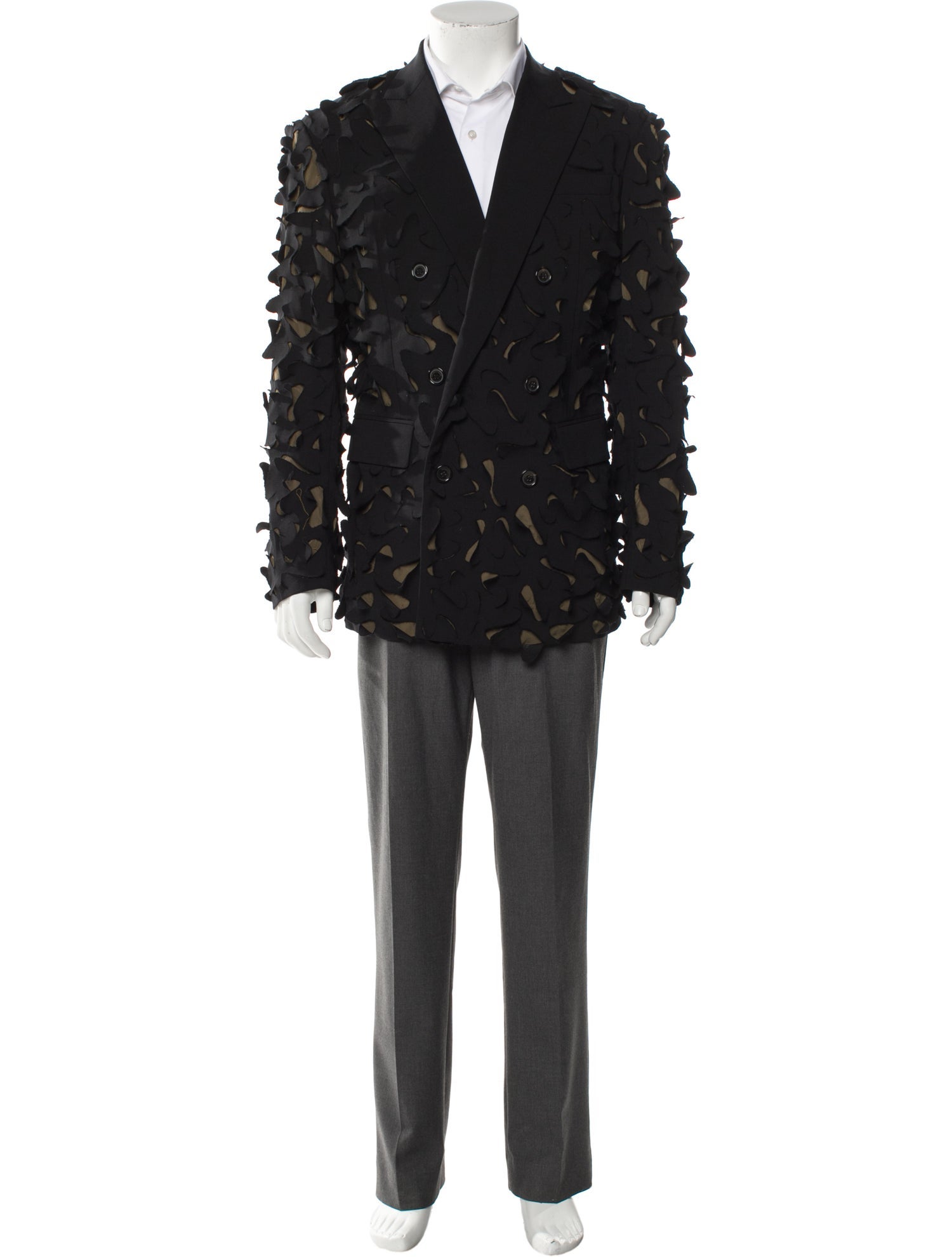 Dsquared² Virgin Wool Printed Blazer