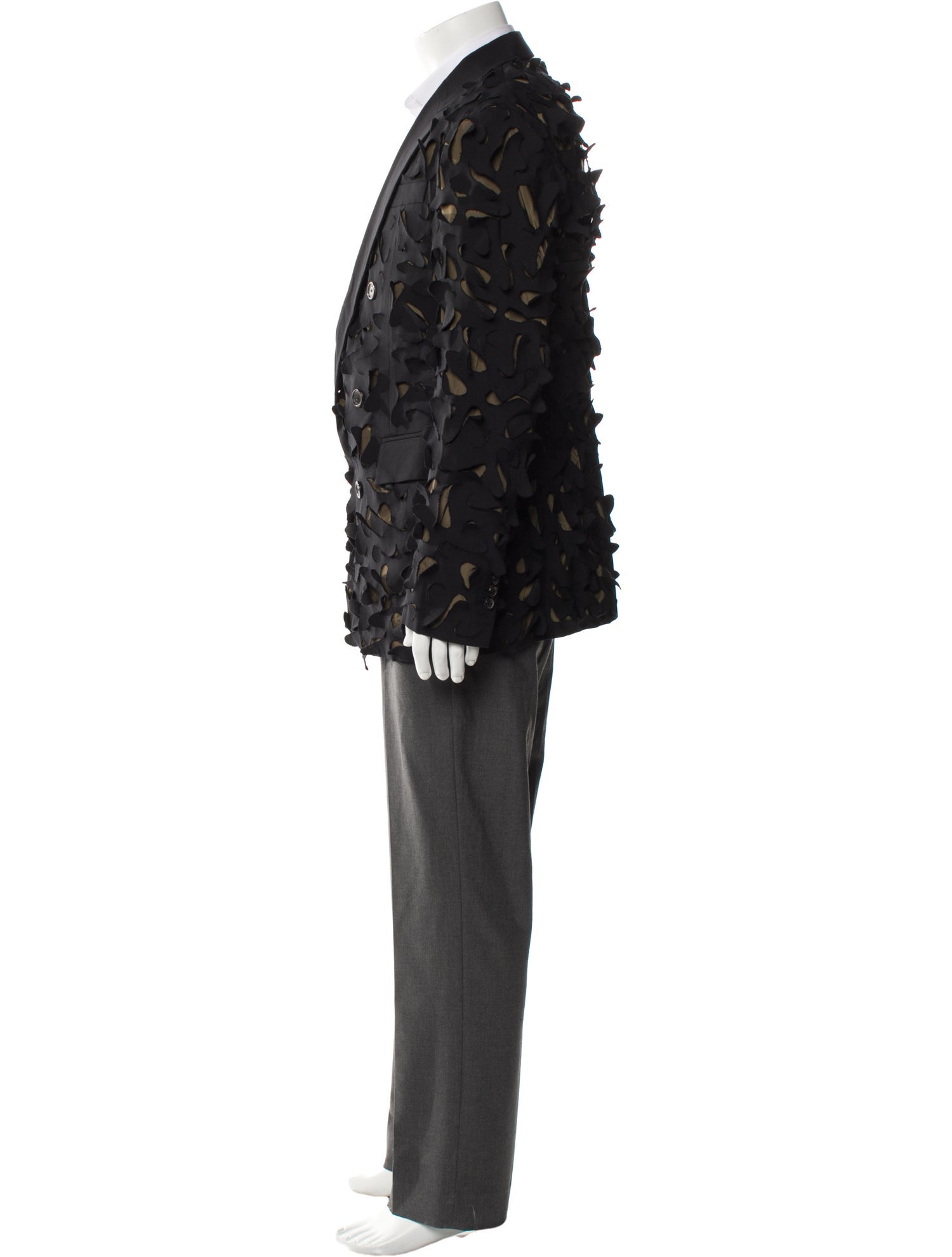 Dsquared² Virgin Wool Printed Blazer