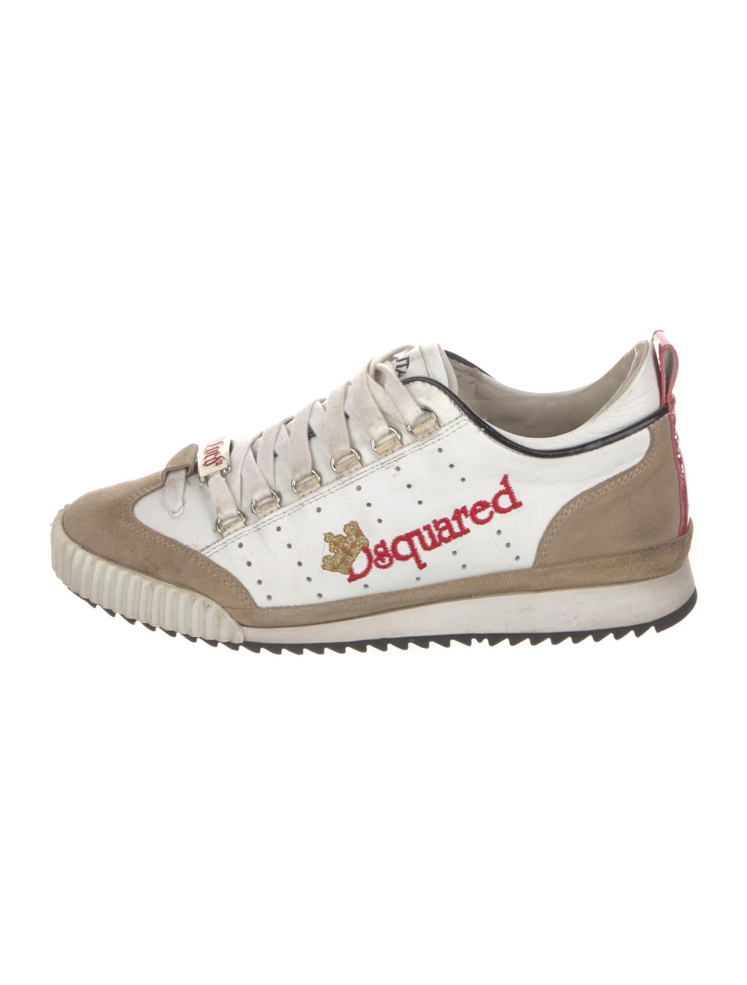 Dsquared² Leather Patterned Sneakers