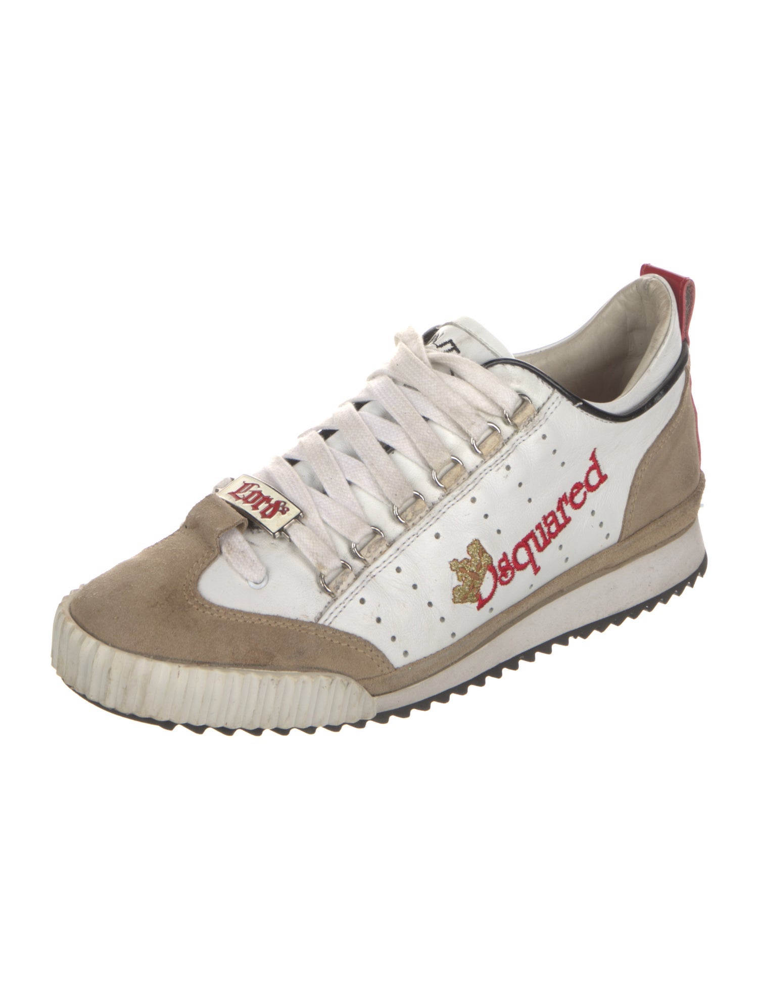 Dsquared² Leather Patterned Sneakers