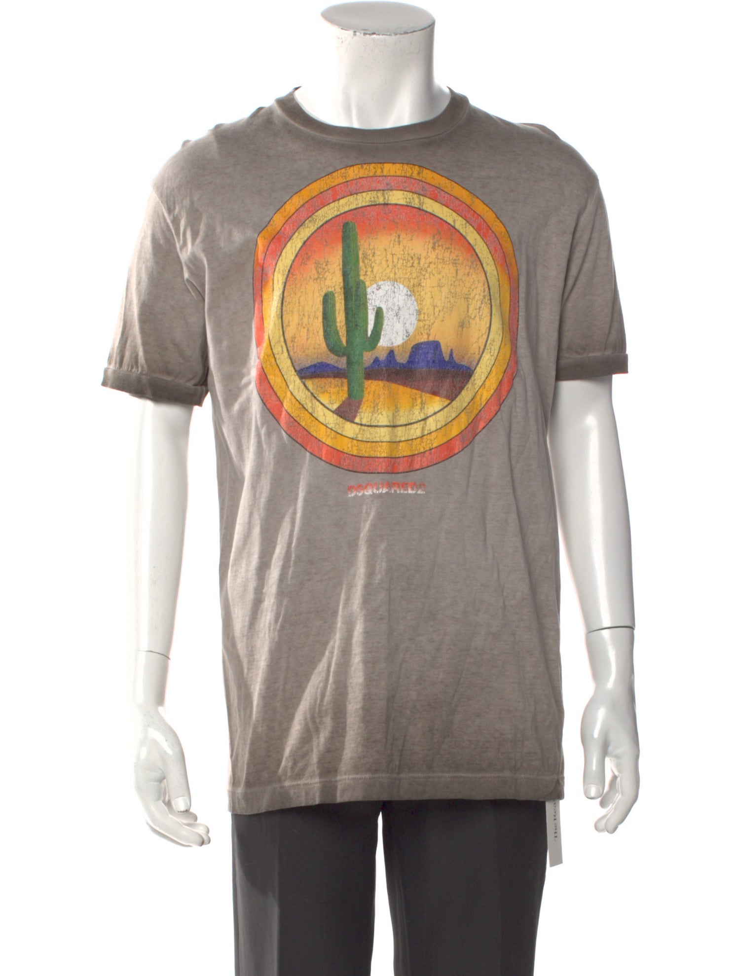 Dsquared² Graphic Print Crew Neck T-Shirt