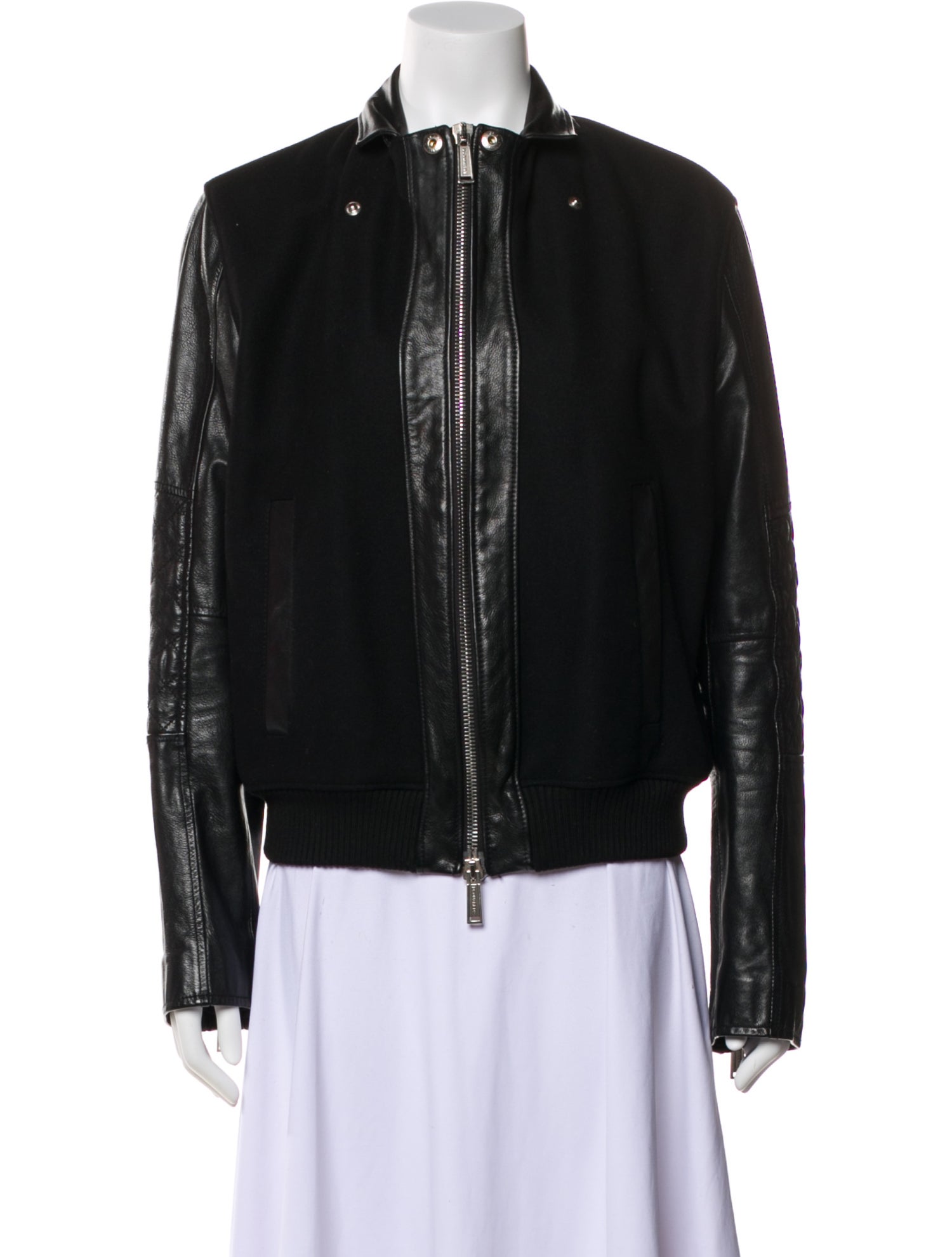 Dsquared² Virgin Wool Bomber Jacket