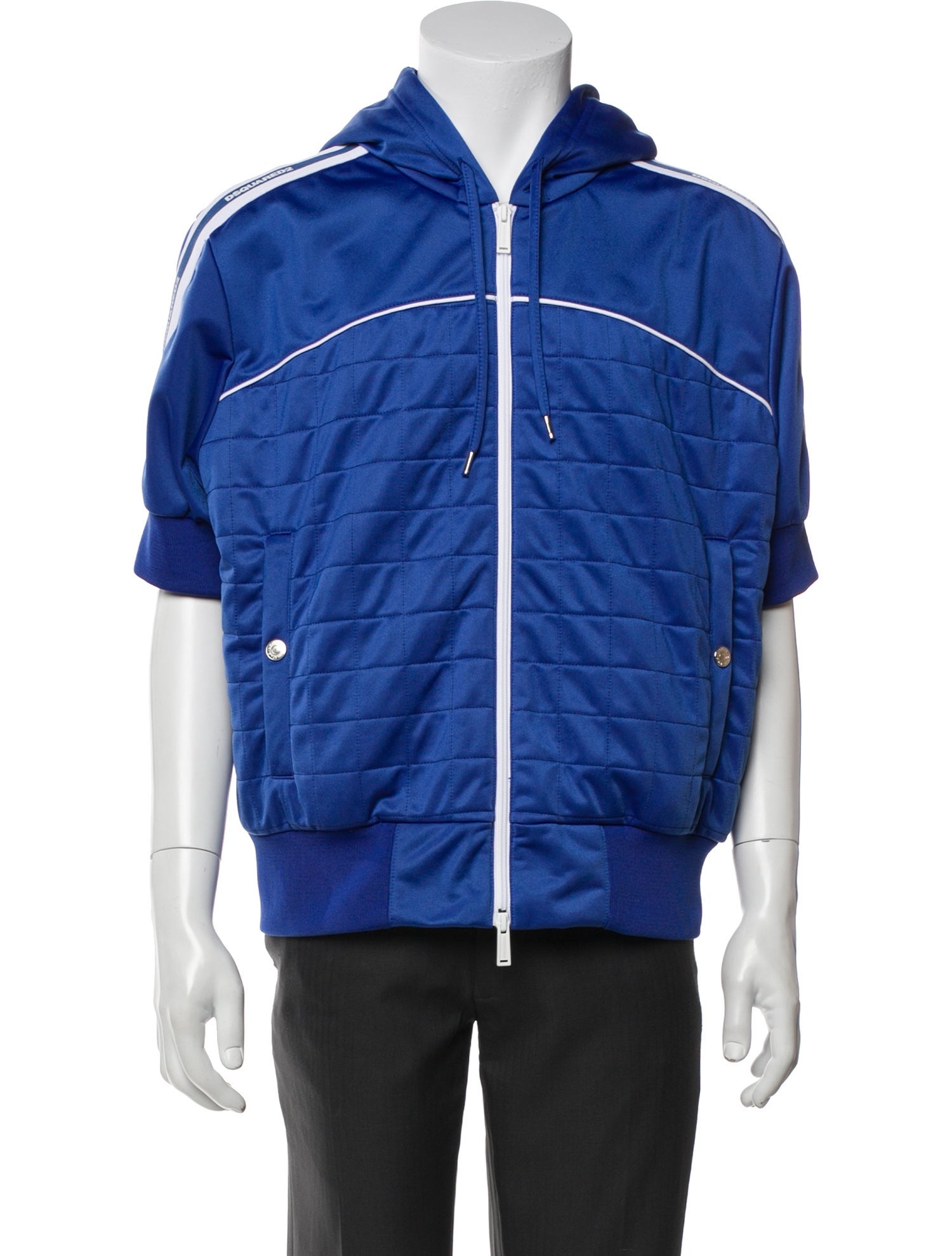 Dsquared² V-Neck Short Sleeve Hoodie