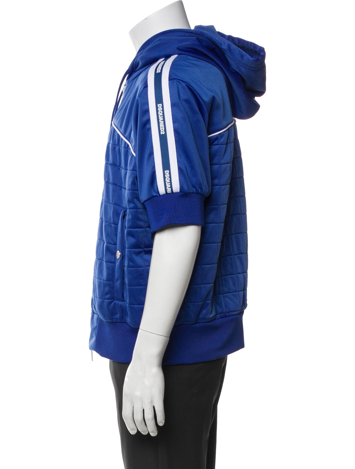 Dsquared² V-Neck Short Sleeve Hoodie