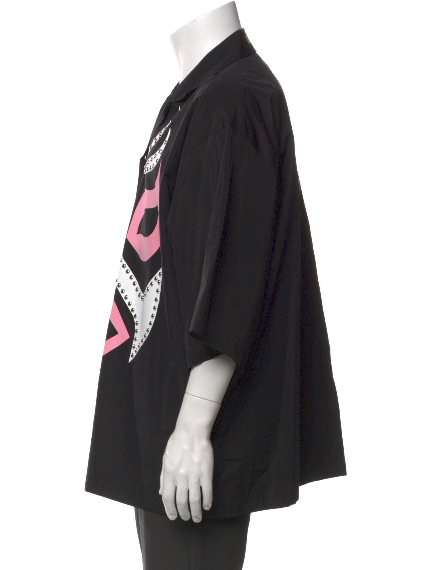 Dsquared² Graphic Print Three-Quarter Sleeve Shirt