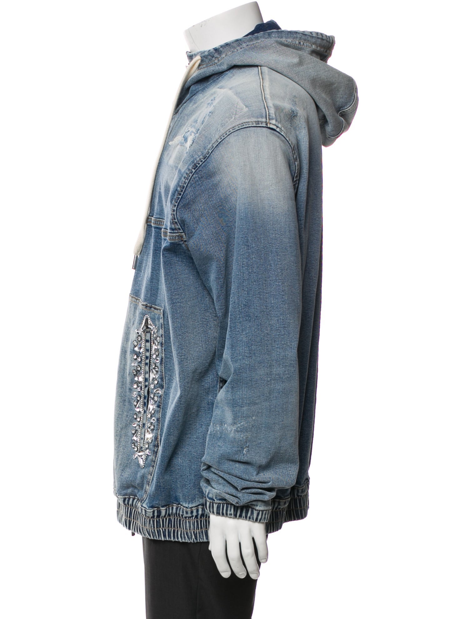 Dsquared² Graphic Print Denim Jacket