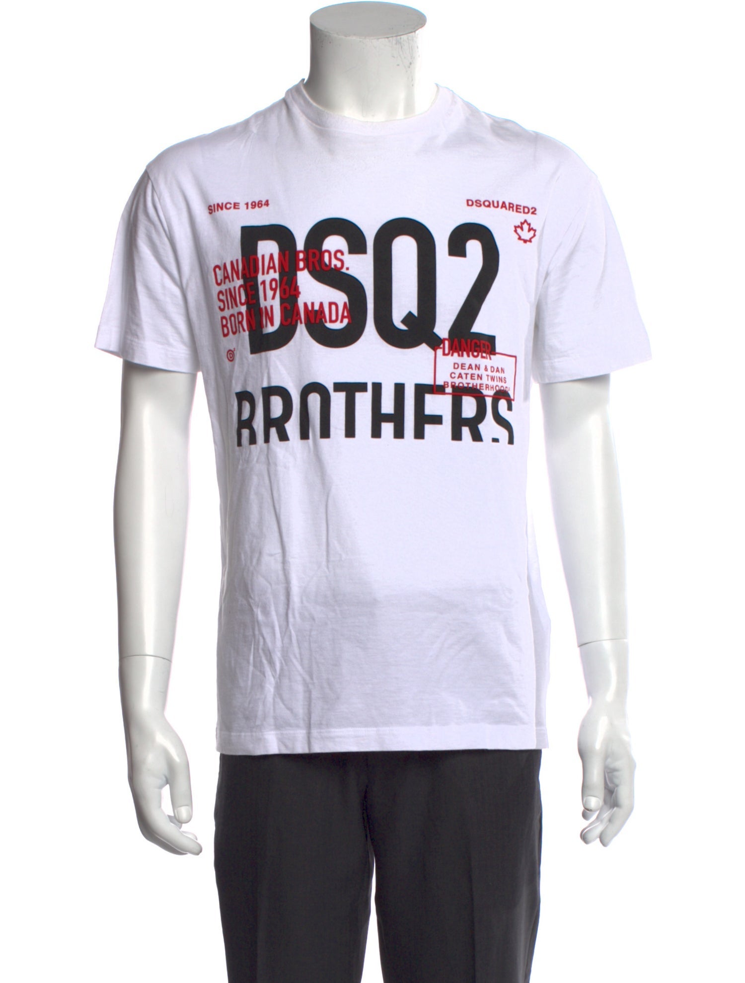 Dsquared² Graphic Print Crew Neck T-Shirt