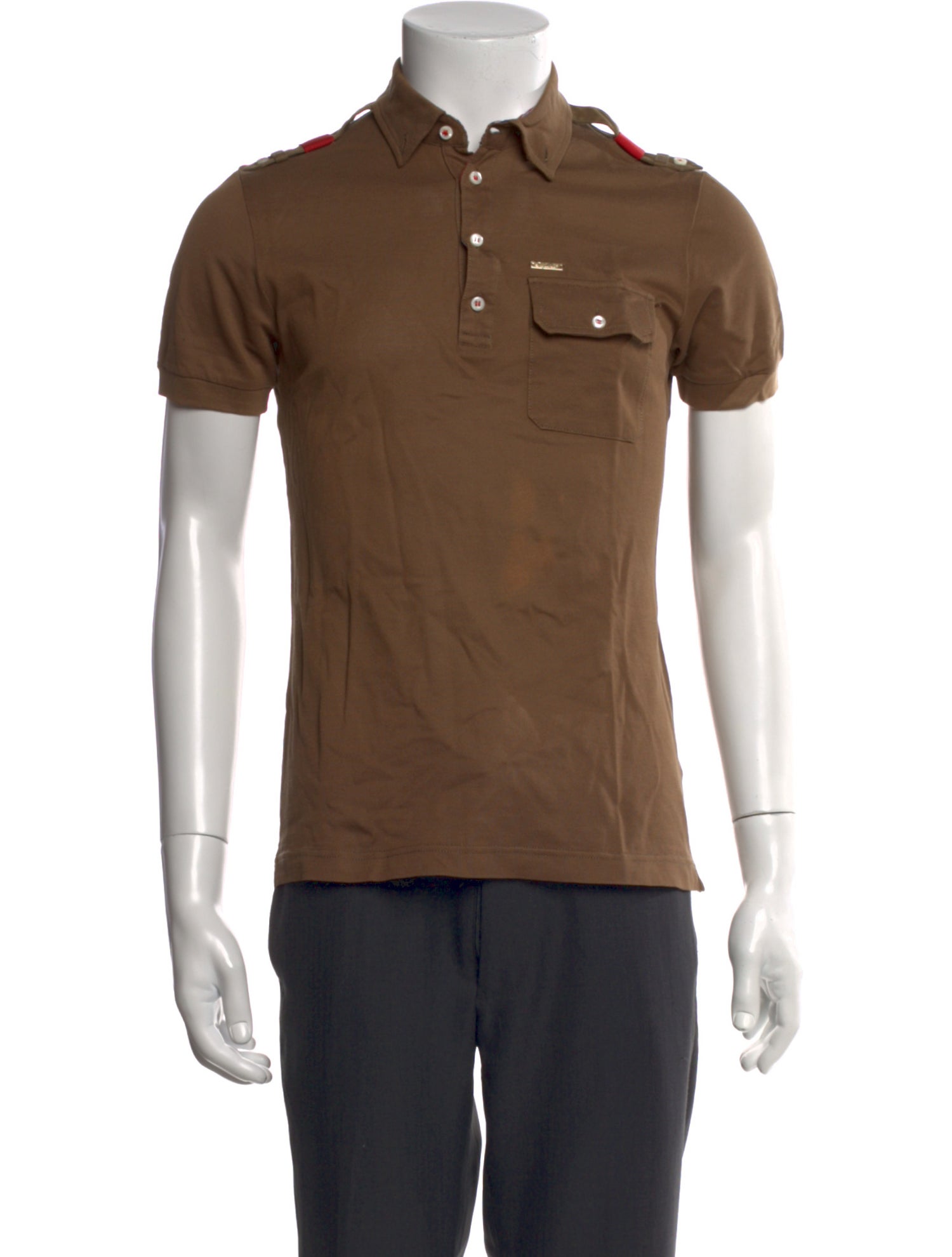 Dsquared² Crew Neck Short Sleeve Polo Shirt