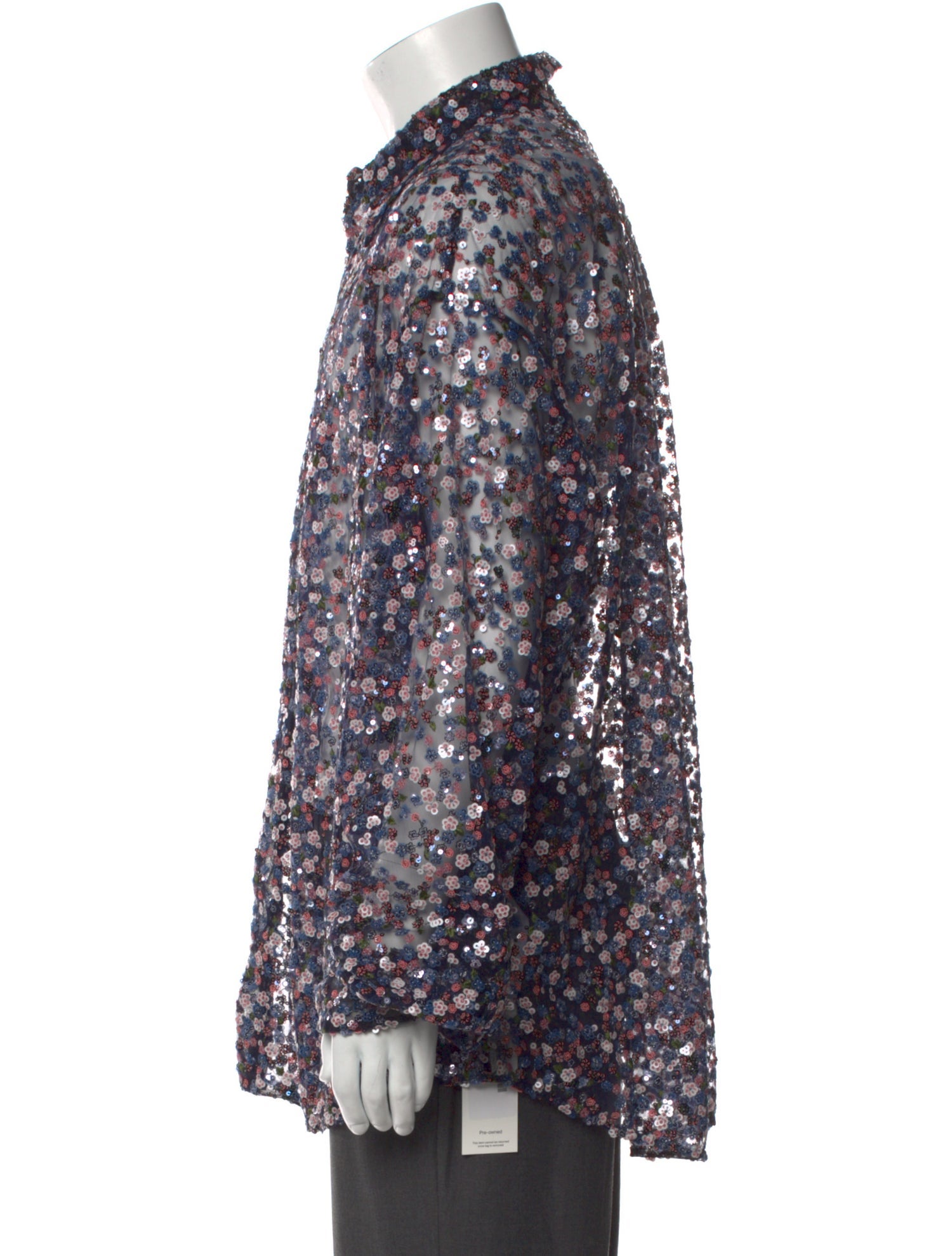 Dsquared² Floral Print Long Sleeve Shirt