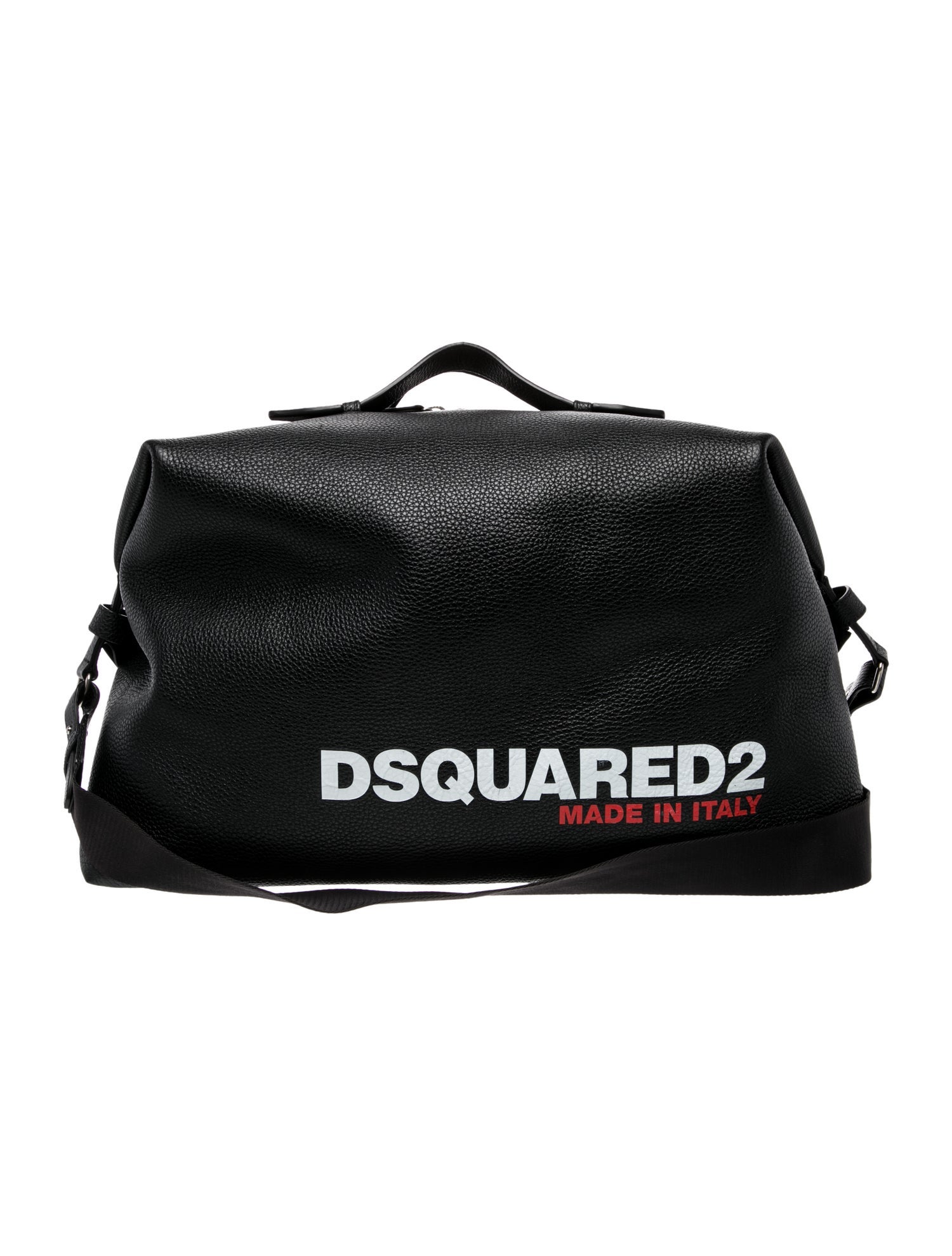 Dsquared² Mens black duffel bag
