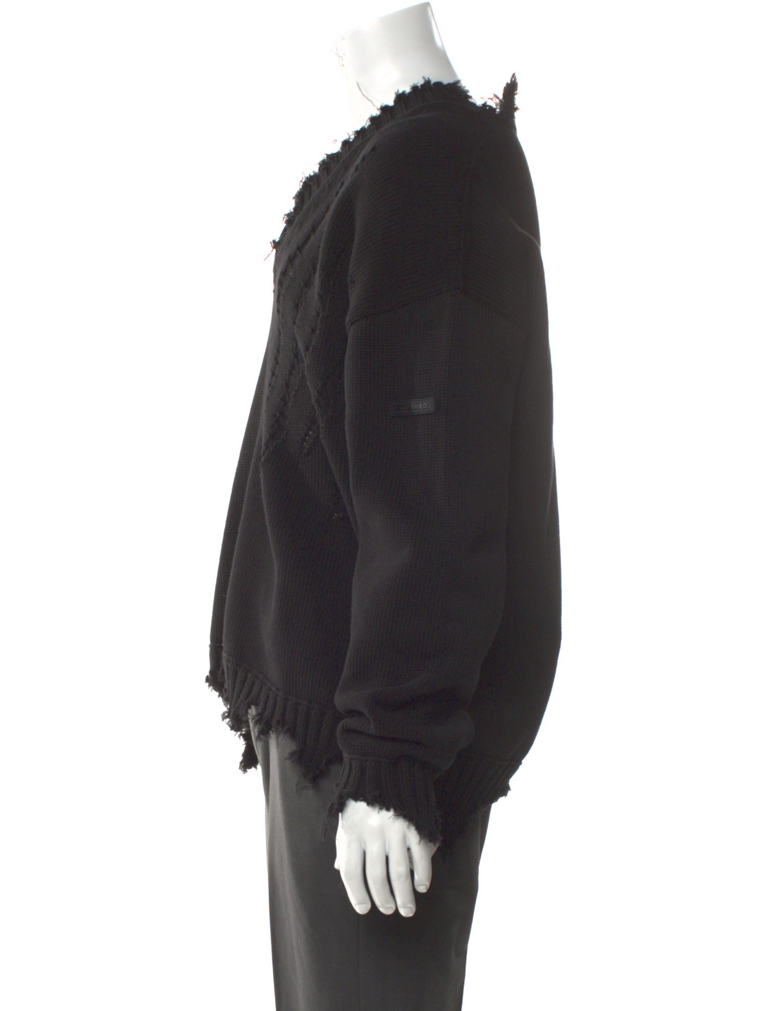 Dsquared² Mock Neck Long Sleeve Cardigan