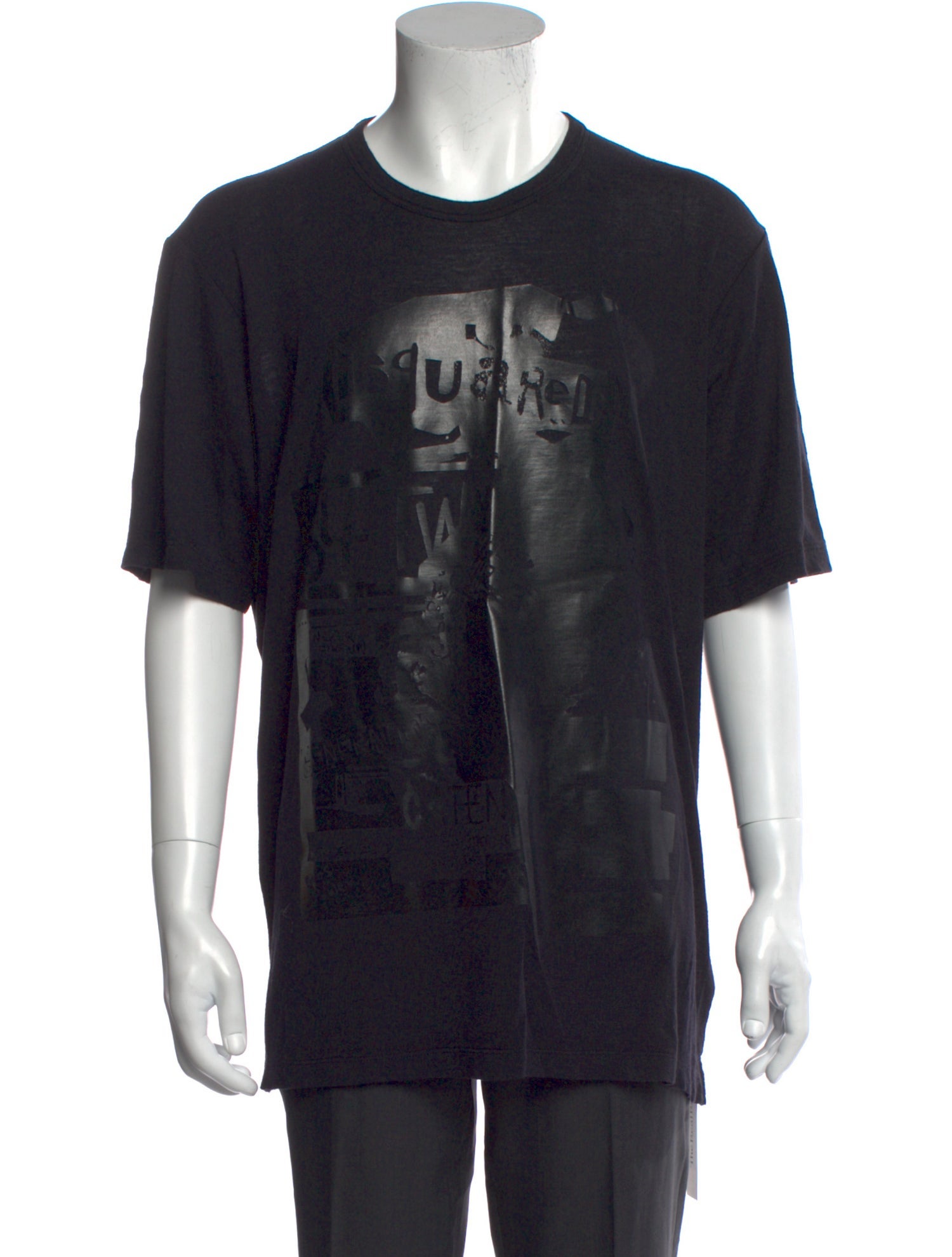 Dsquared² Wool Graphic Print T-Shirt