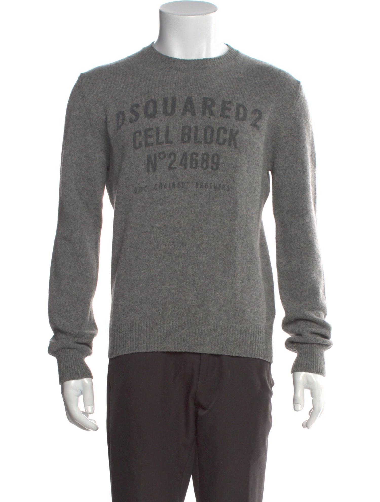 Dsquared² Wool Graphic Print Pullover