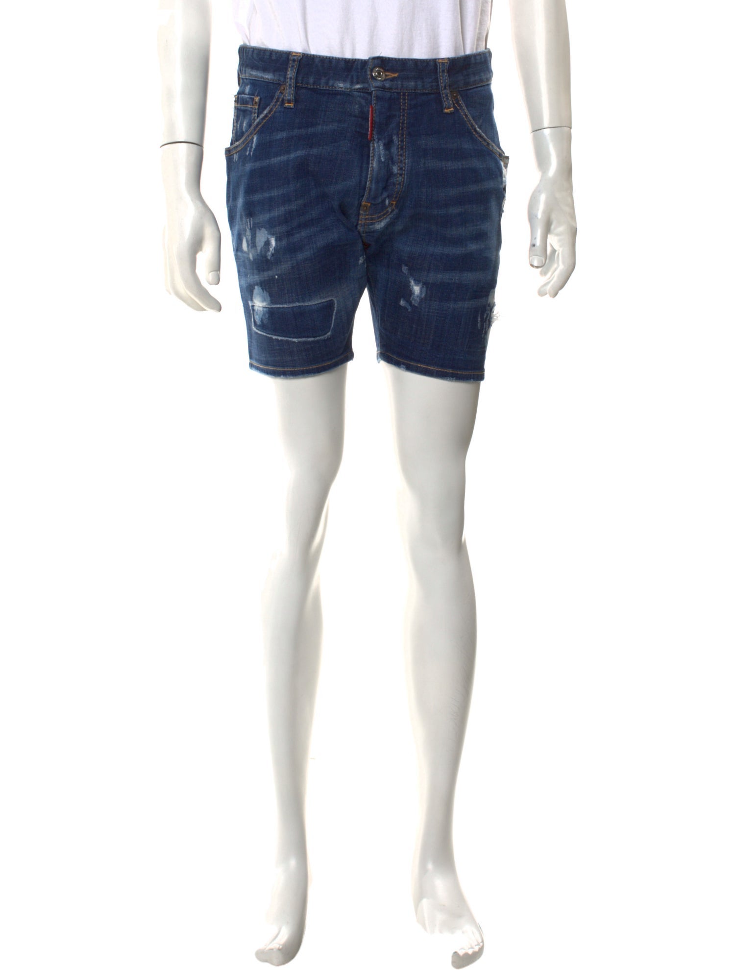Dsquared² Printed Denim Shorts