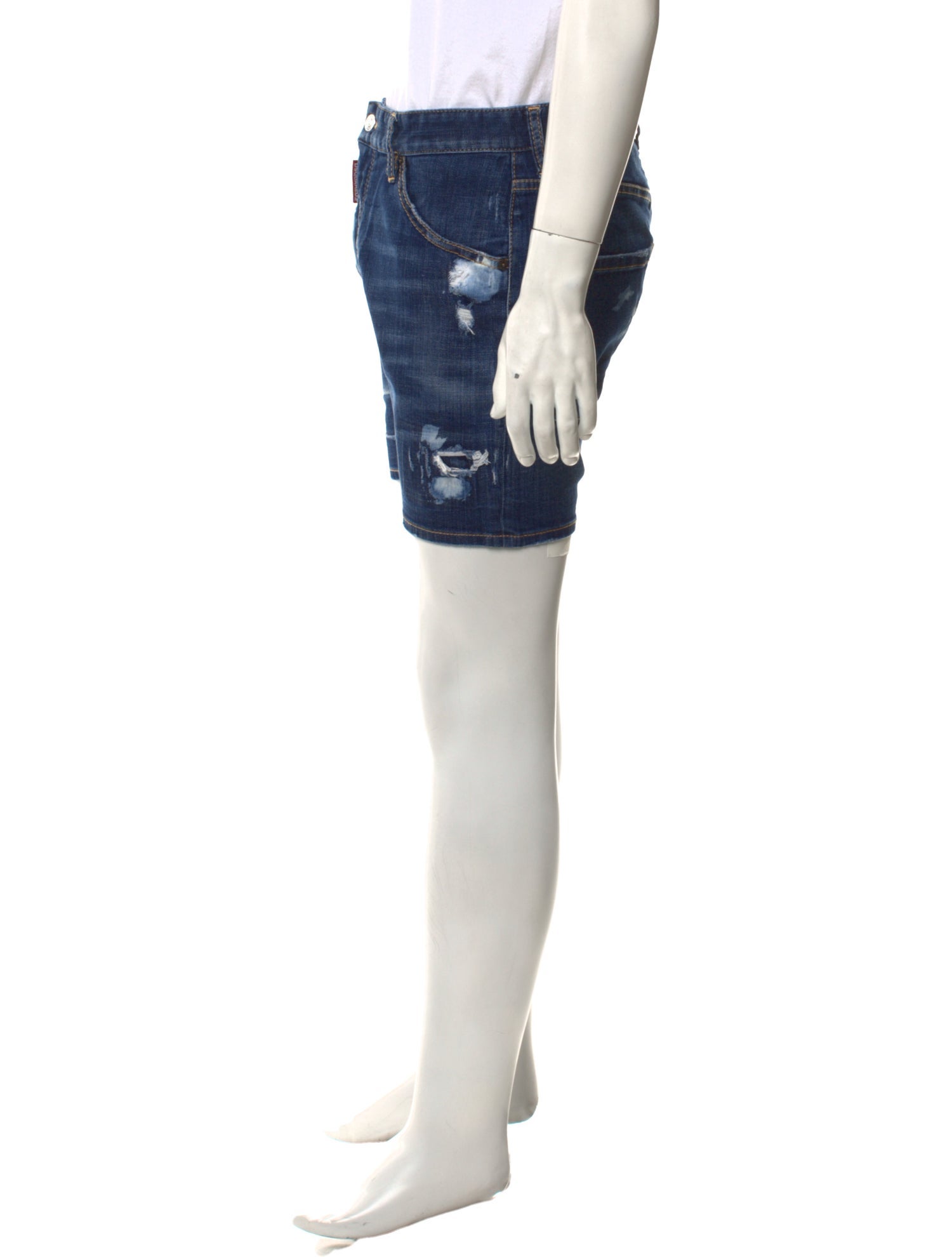 Dsquared² Printed Denim Shorts