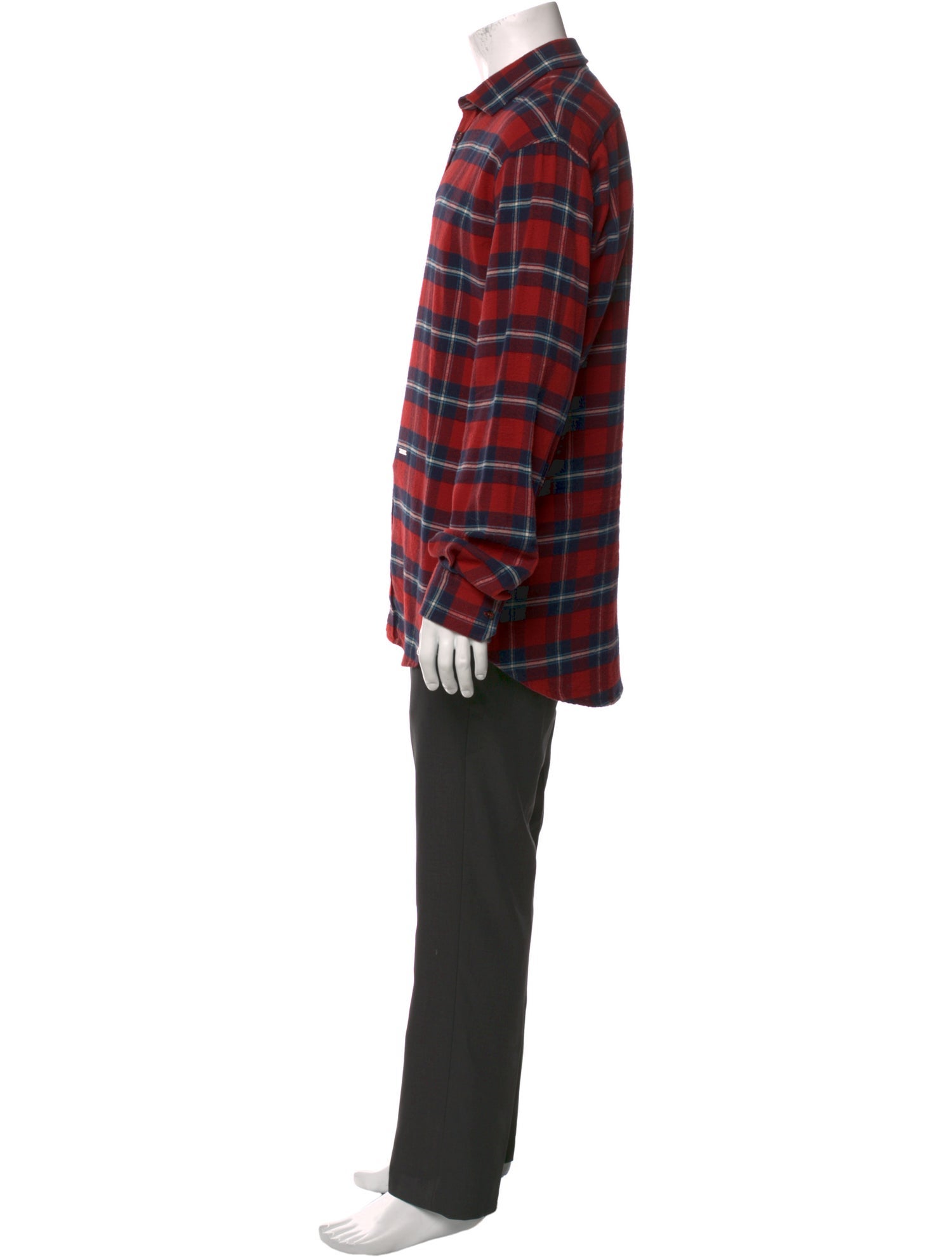 Dsquared² Plaid Print Long Sleeve Shirt w/ Tags
