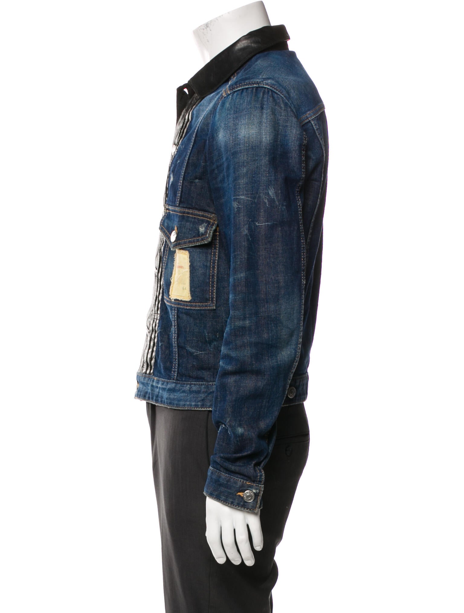 Dsquared² Plaid Print Denim Jacket