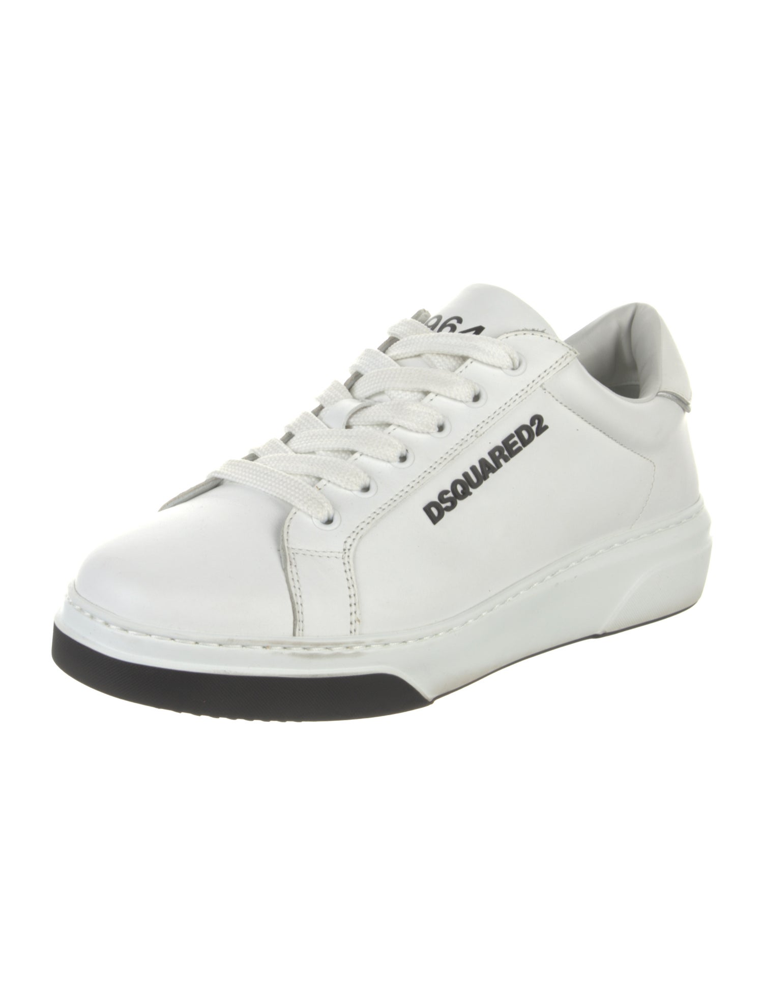 Dsquared² Leather Sequin Embellishments Sneakers