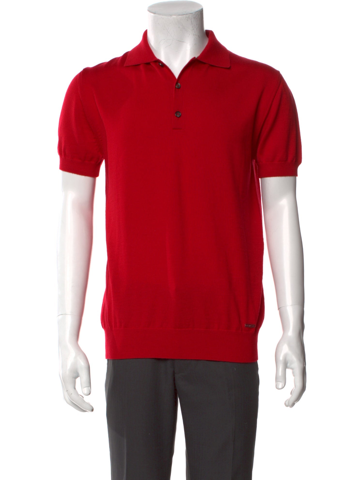 Dsquared² Wool V-Neck Polo Shirt w/ Tags