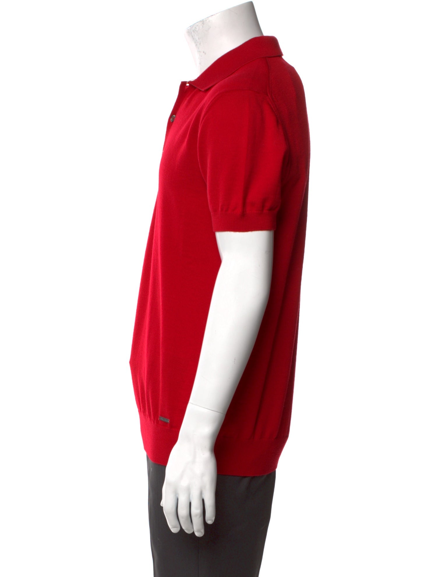 Dsquared² Wool V-Neck Polo Shirt w/ Tags