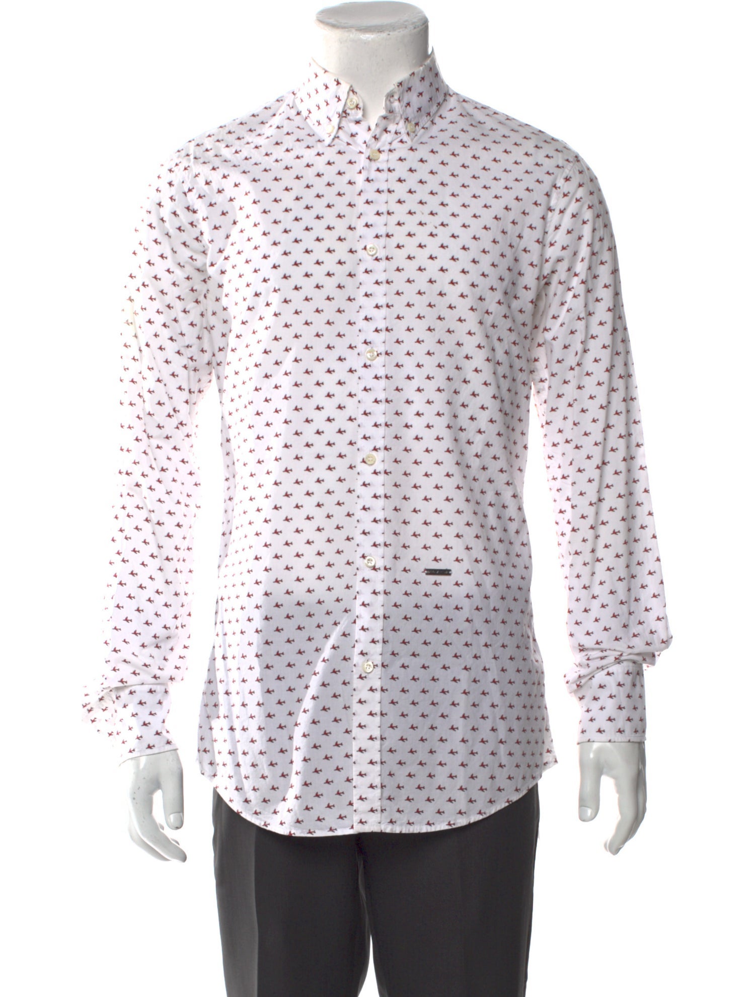 Dsquared² Printed Long Sleeve Shirt