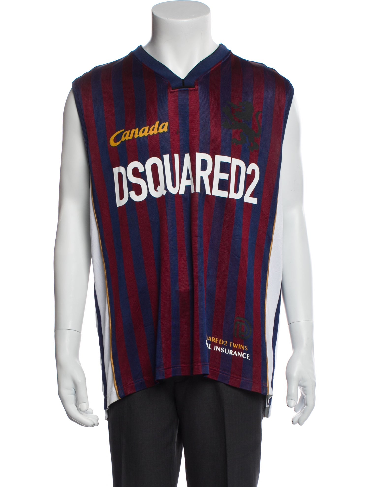 Dsquared² Graphic Print V-Neck Tank