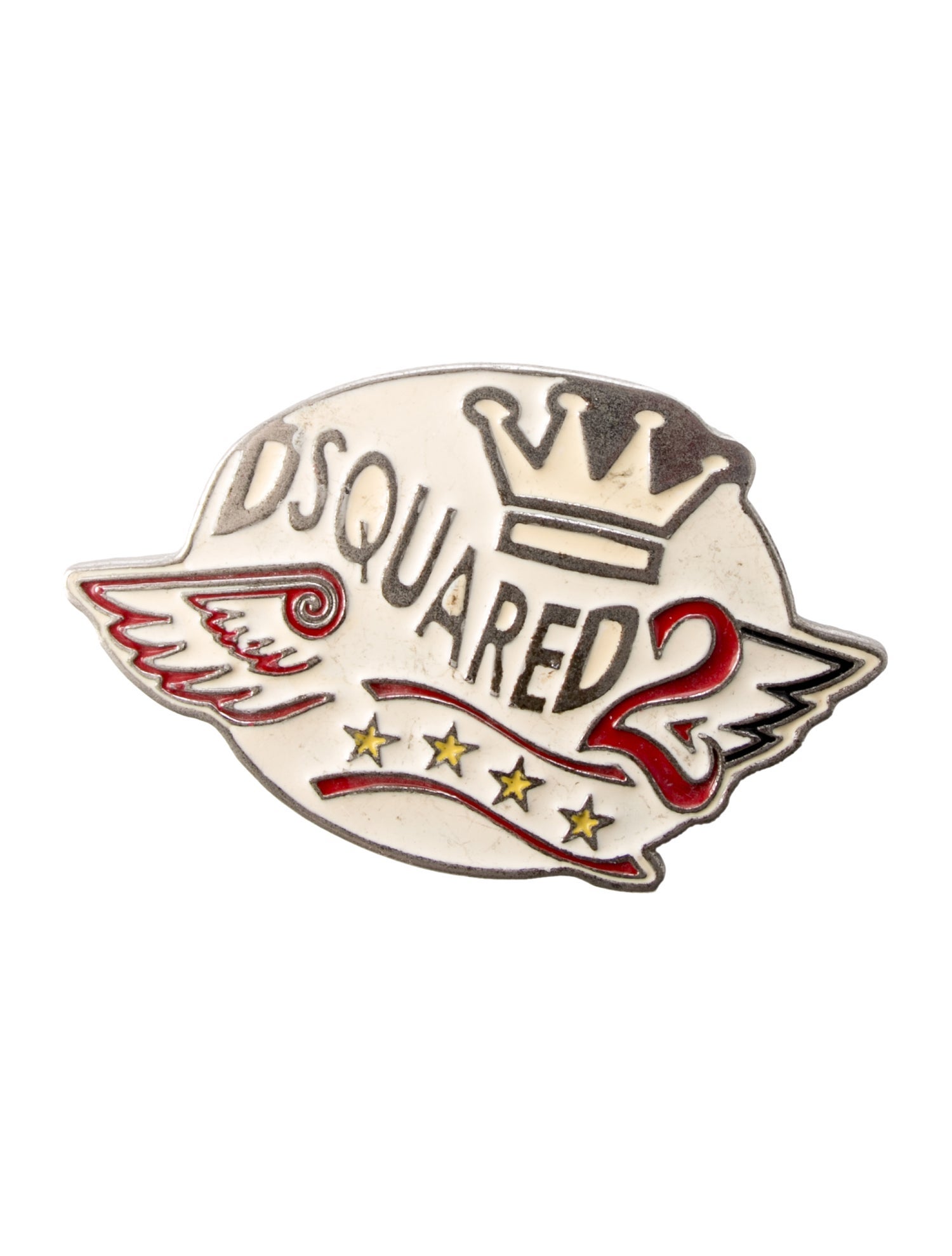 Dsquared² Metal Winged-Logo Buckle