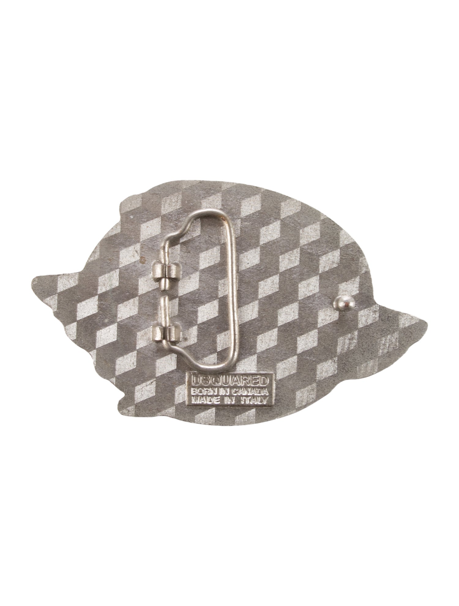 Dsquared² Metal Winged-Logo Buckle