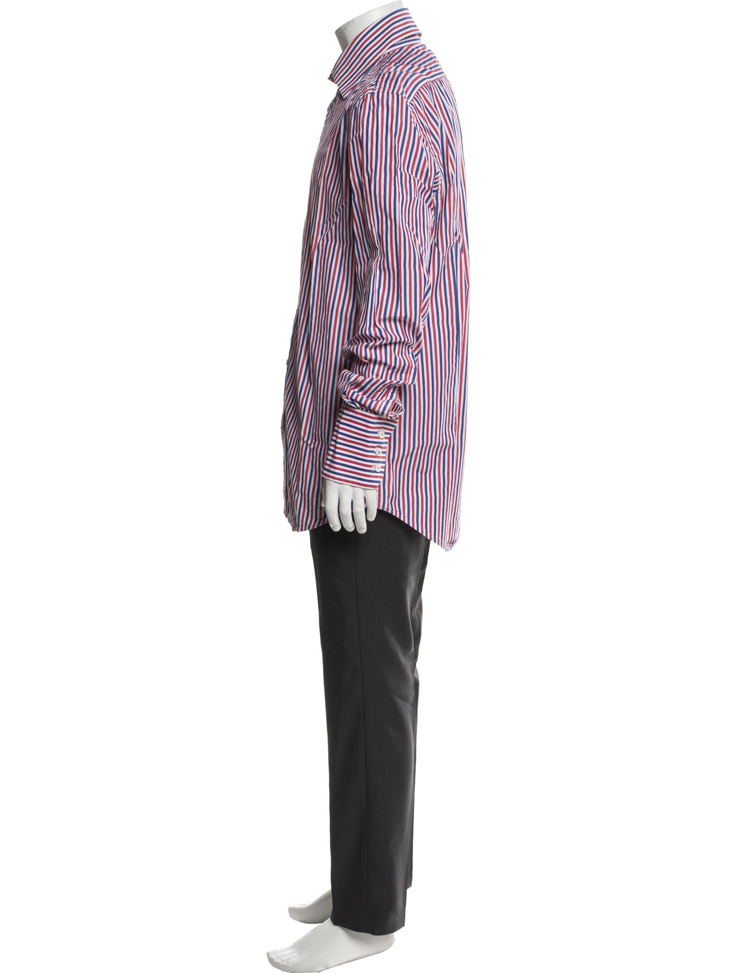 Dsquared² Striped Long Sleeve Dress Shirt
