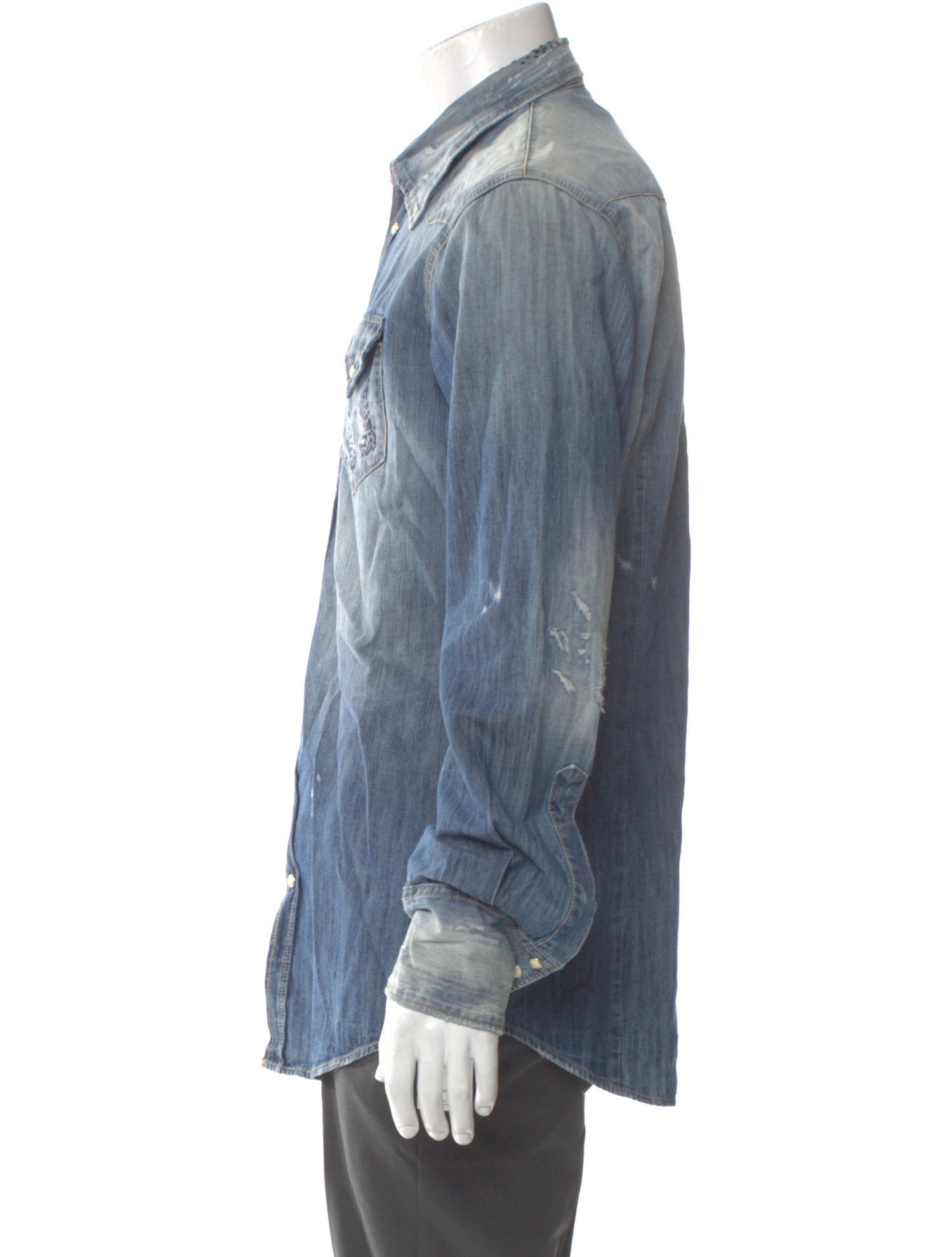 Dsquared² Long Sleeve Denim Shirt