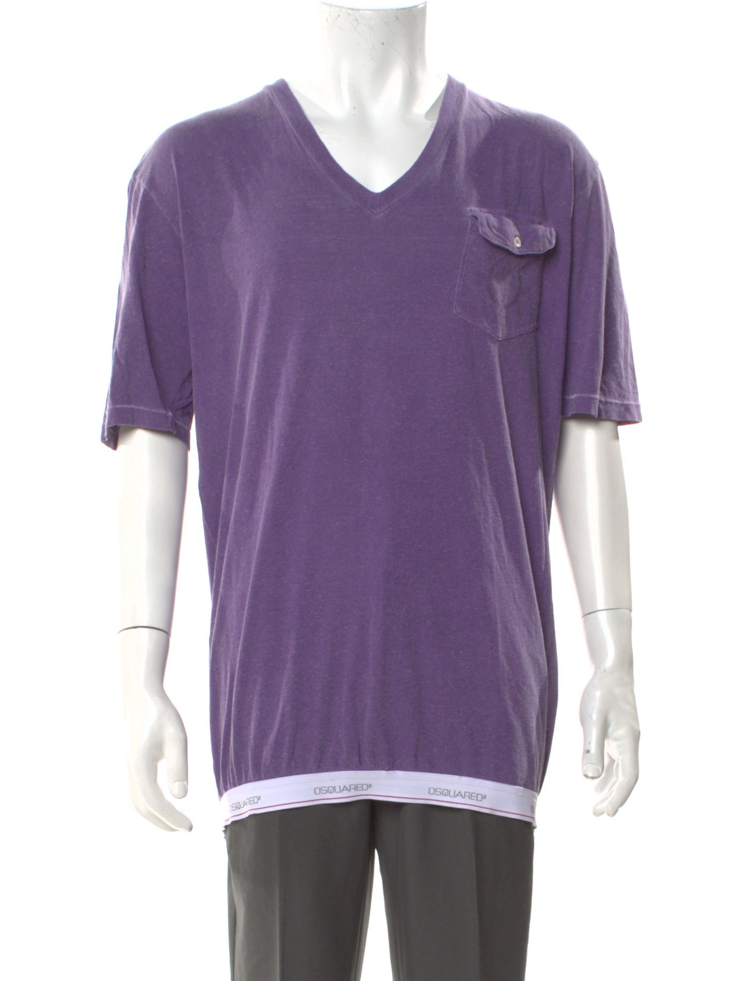 Dsquared² V-Neck Short Sleeve T-Shirt