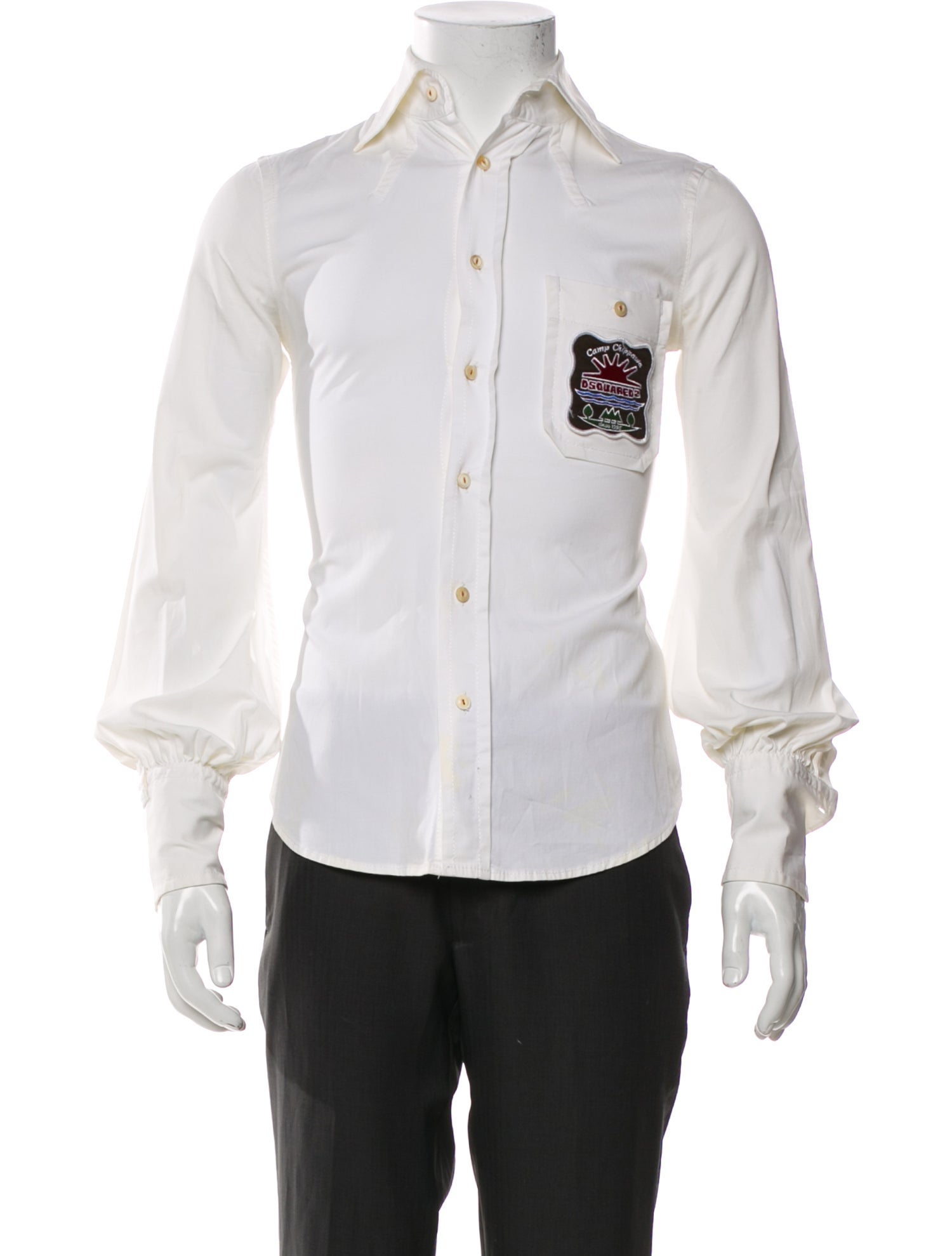 Dsquared² Graphic Print Long Sleeve Shirt