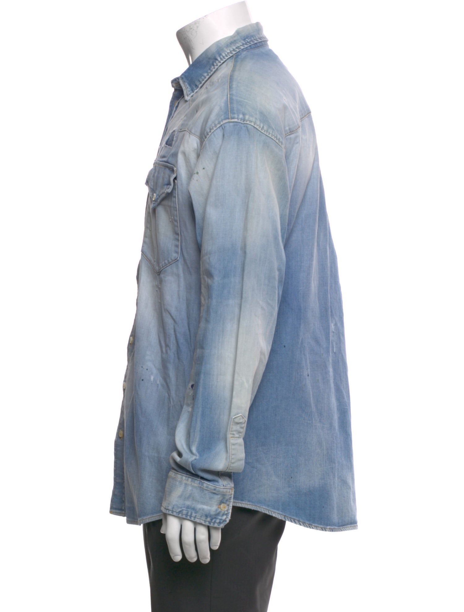 Dsquared² Long Sleeve Denim Shirt