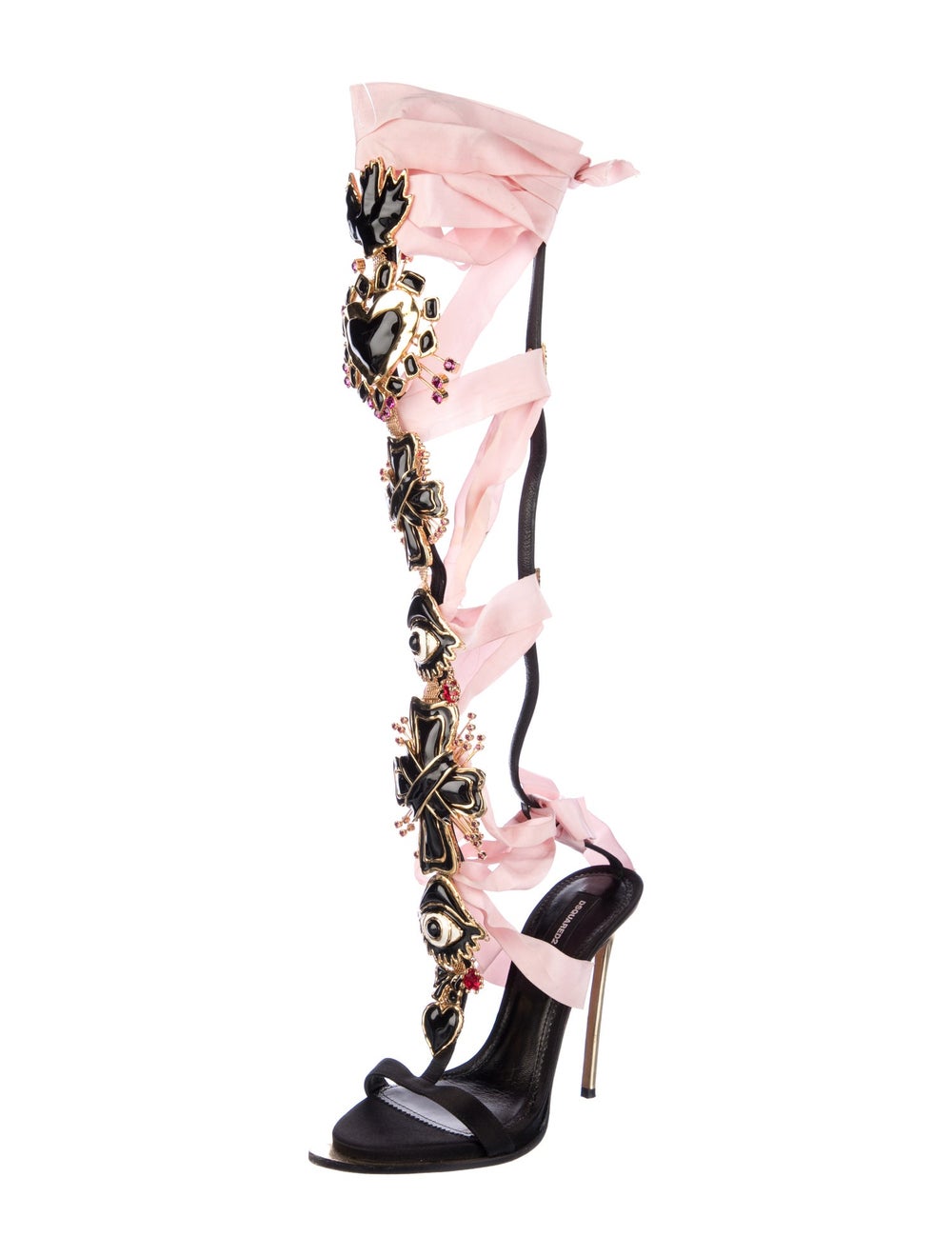 Dsquared² Leather Patterned Gladiator Sandals - image 2