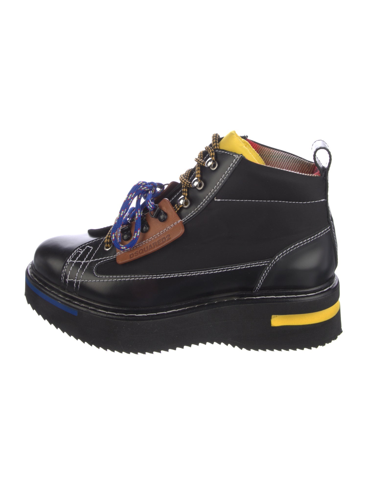 Dsquared² Leather Hiking Boots