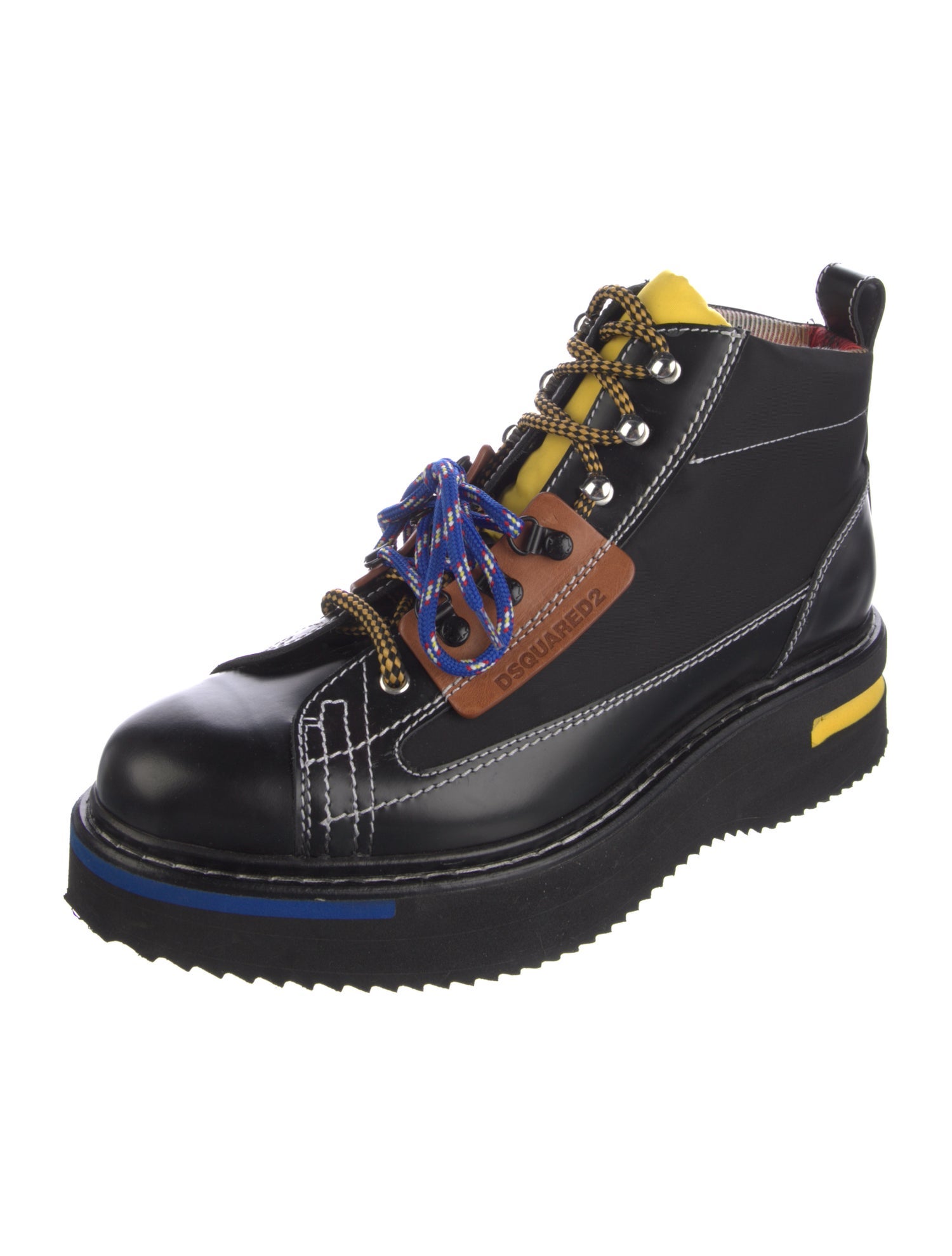 Dsquared² Leather Hiking Boots