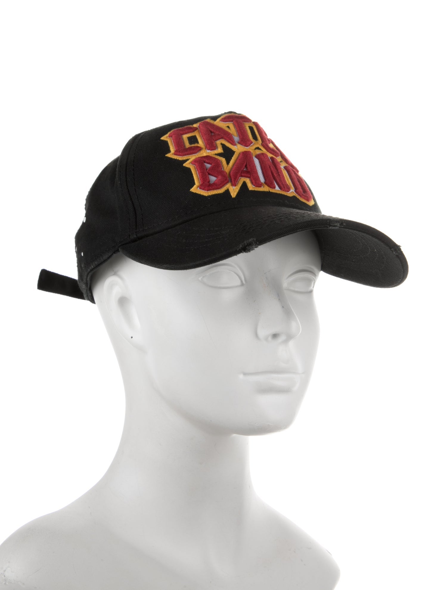 Dsquared² Pattern Print Cotton Baseball Hat