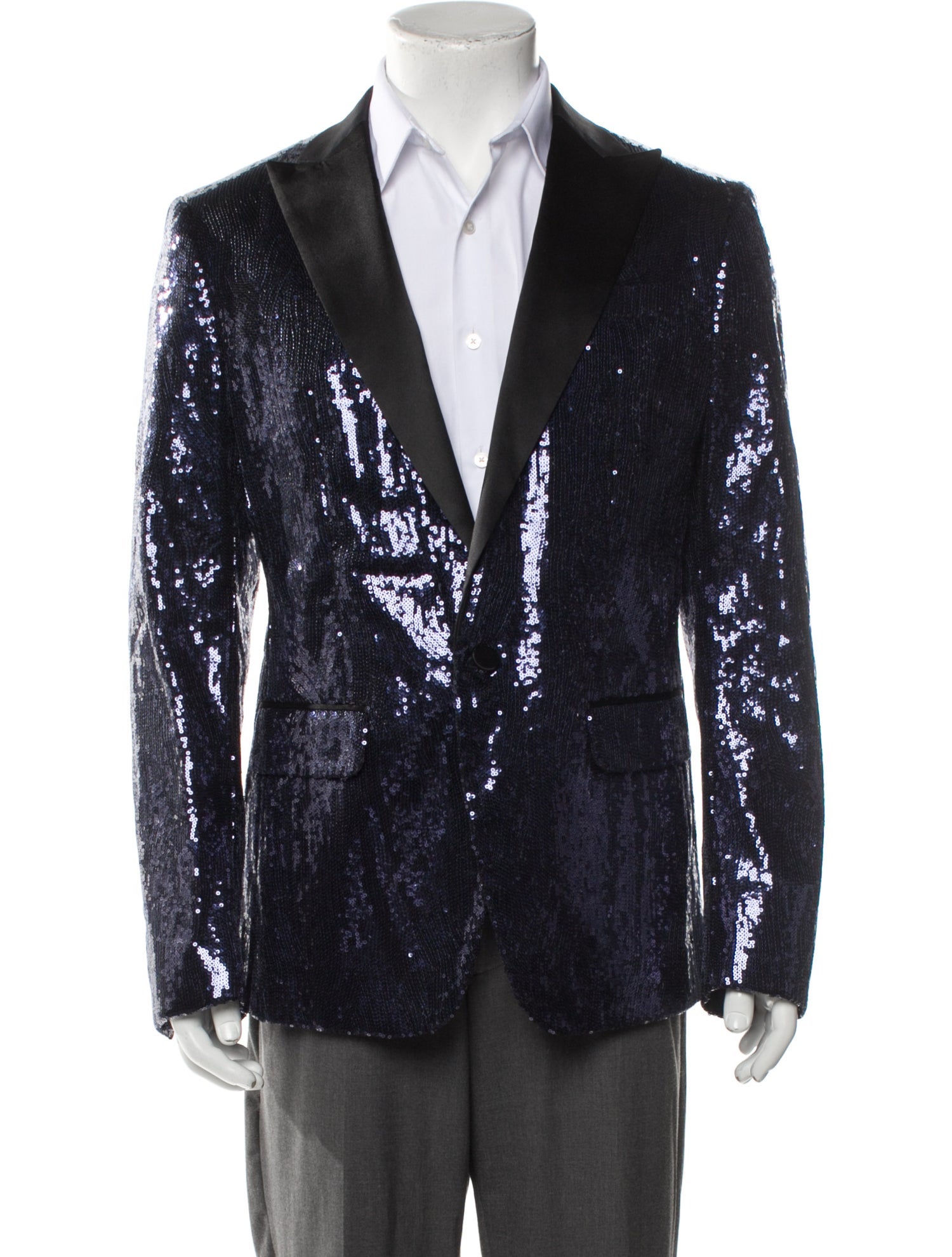 Dsquared² Virgin Wool Colorblock Pattern Tuxedo w/ Tags