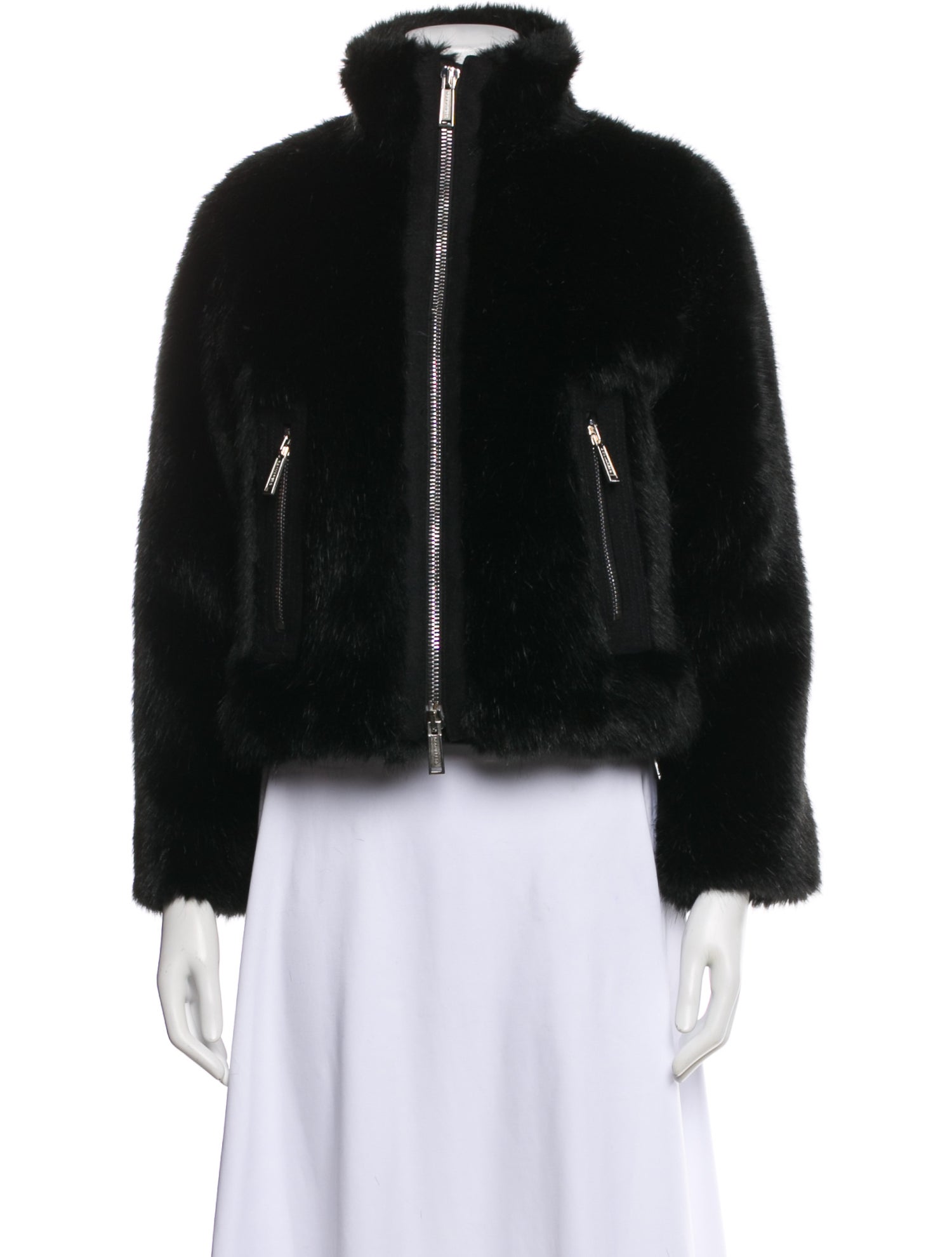 Dsquared² Faux Fur Jacket