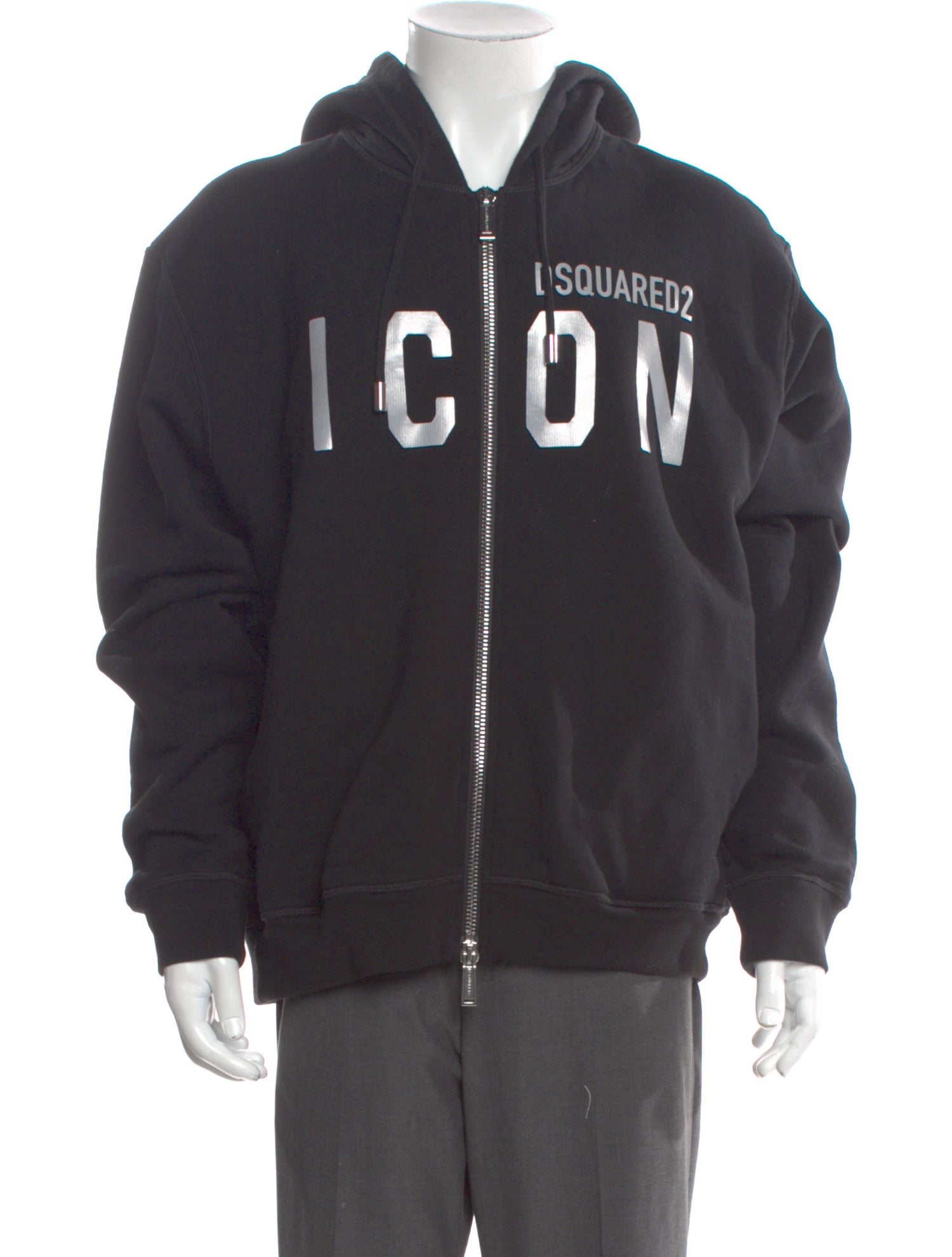 Dsquared² Graphic Print Crew Neck Hoodie