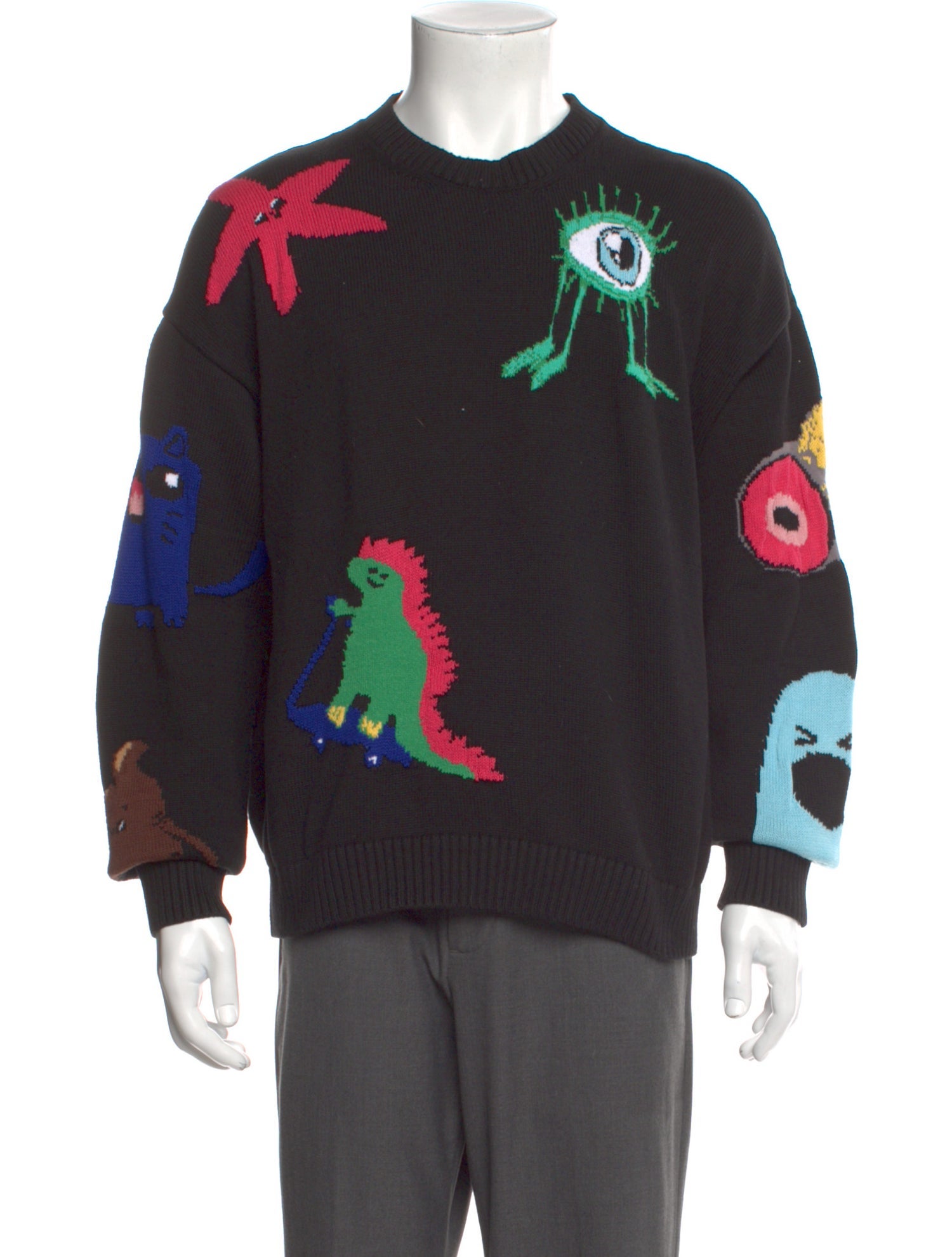 Dsquared² Printed Crew Neck Pullover