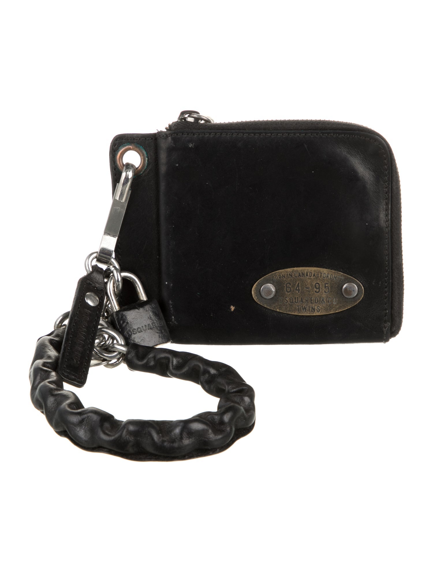 Dsquared² Leather Wristlet