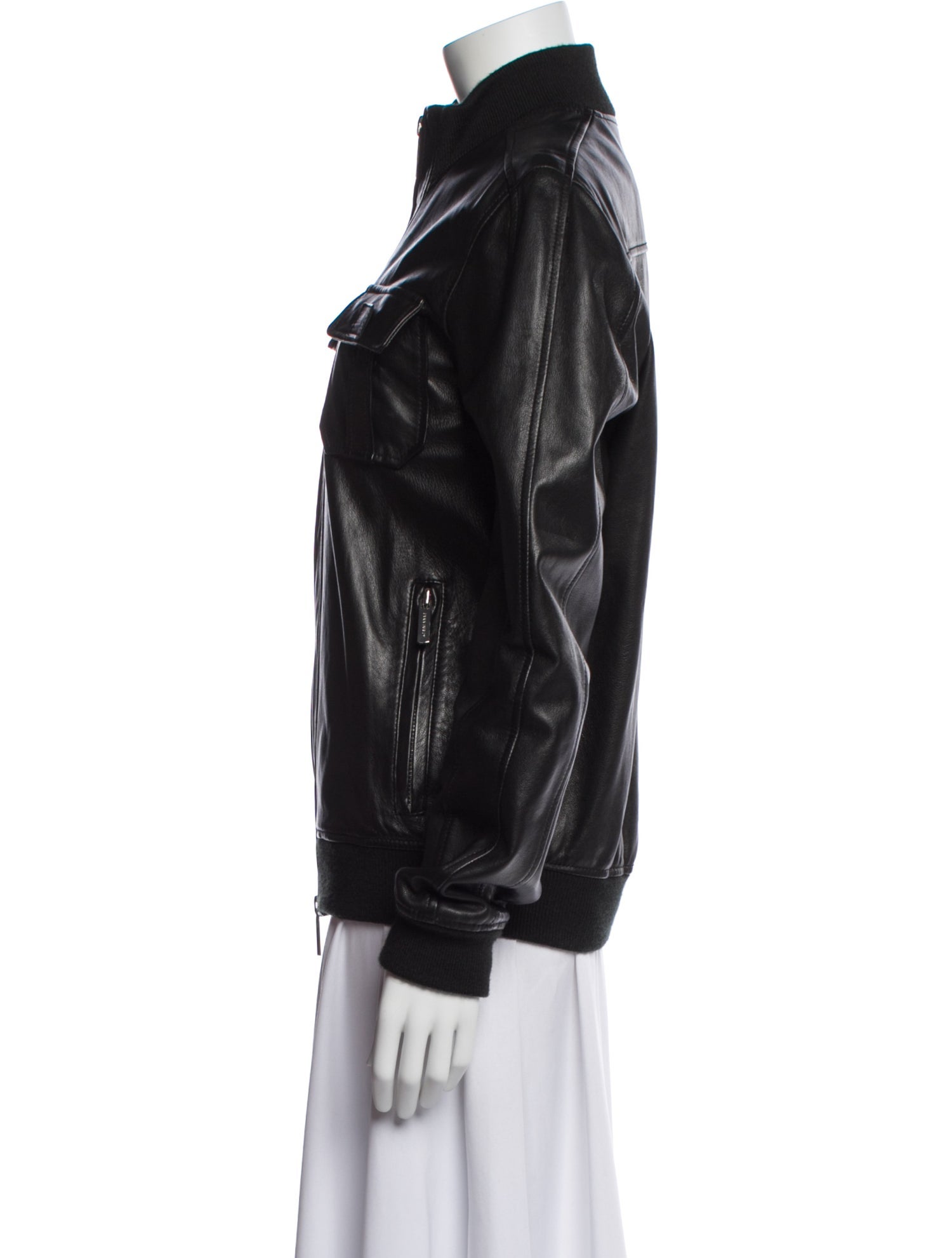 Dsquared² Calf Leather Jacket